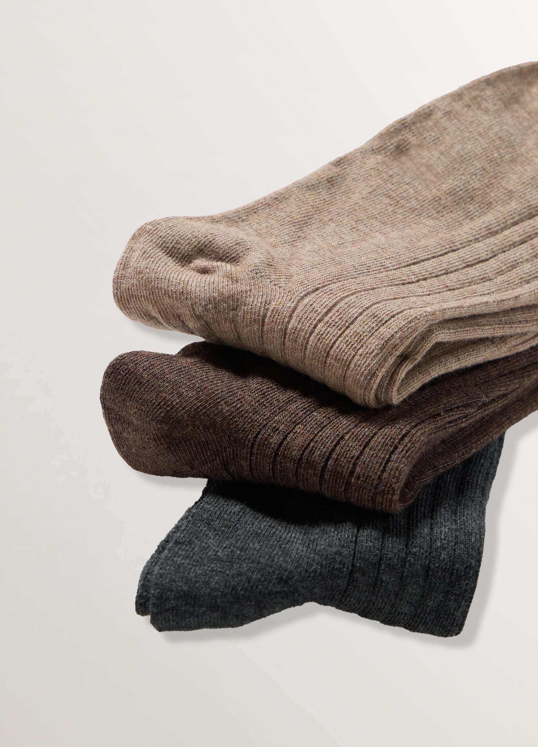 Pack 3 calze in costina misto cotone stretch _1