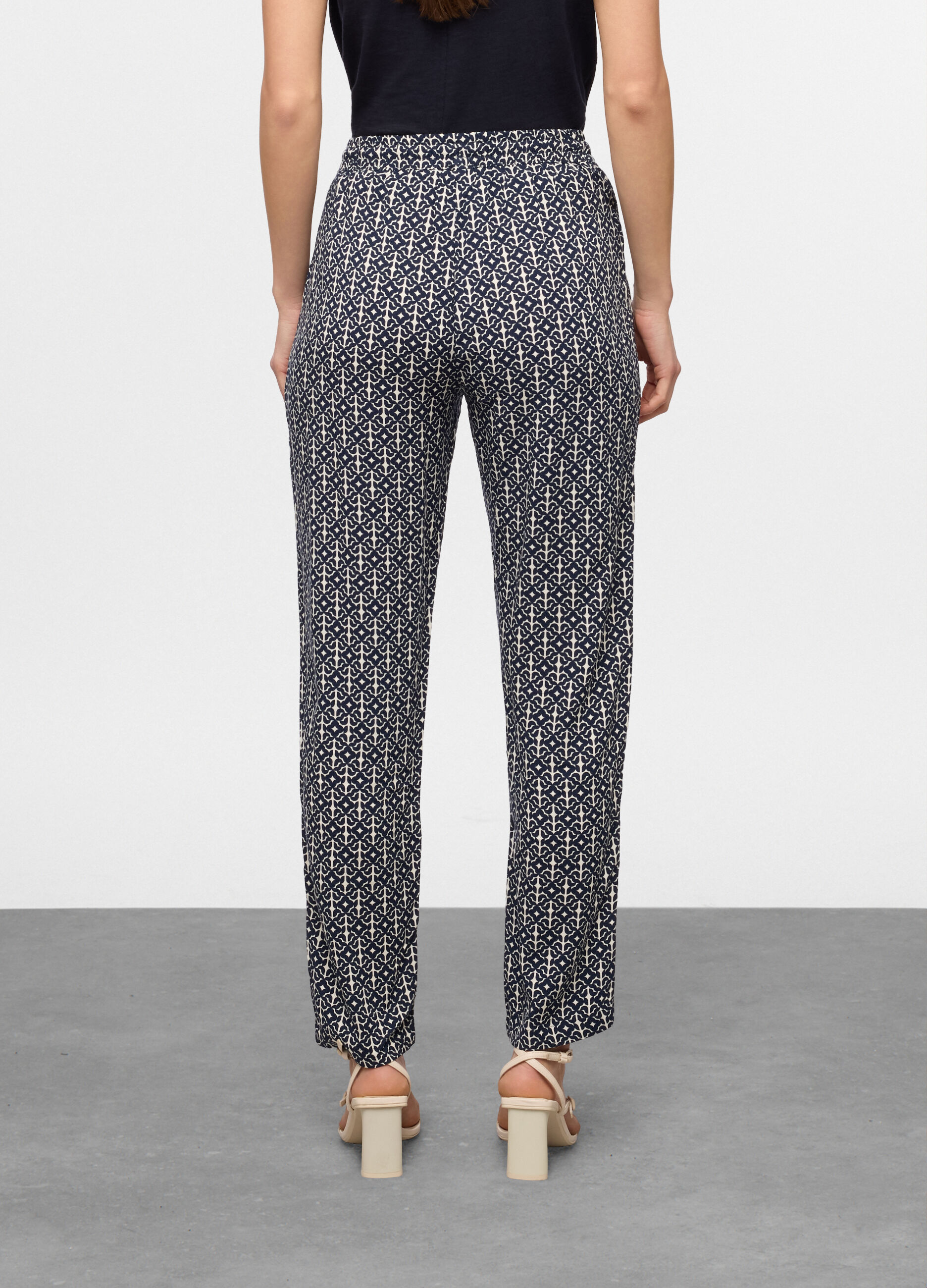 Jogger in pura viscosa donna_1