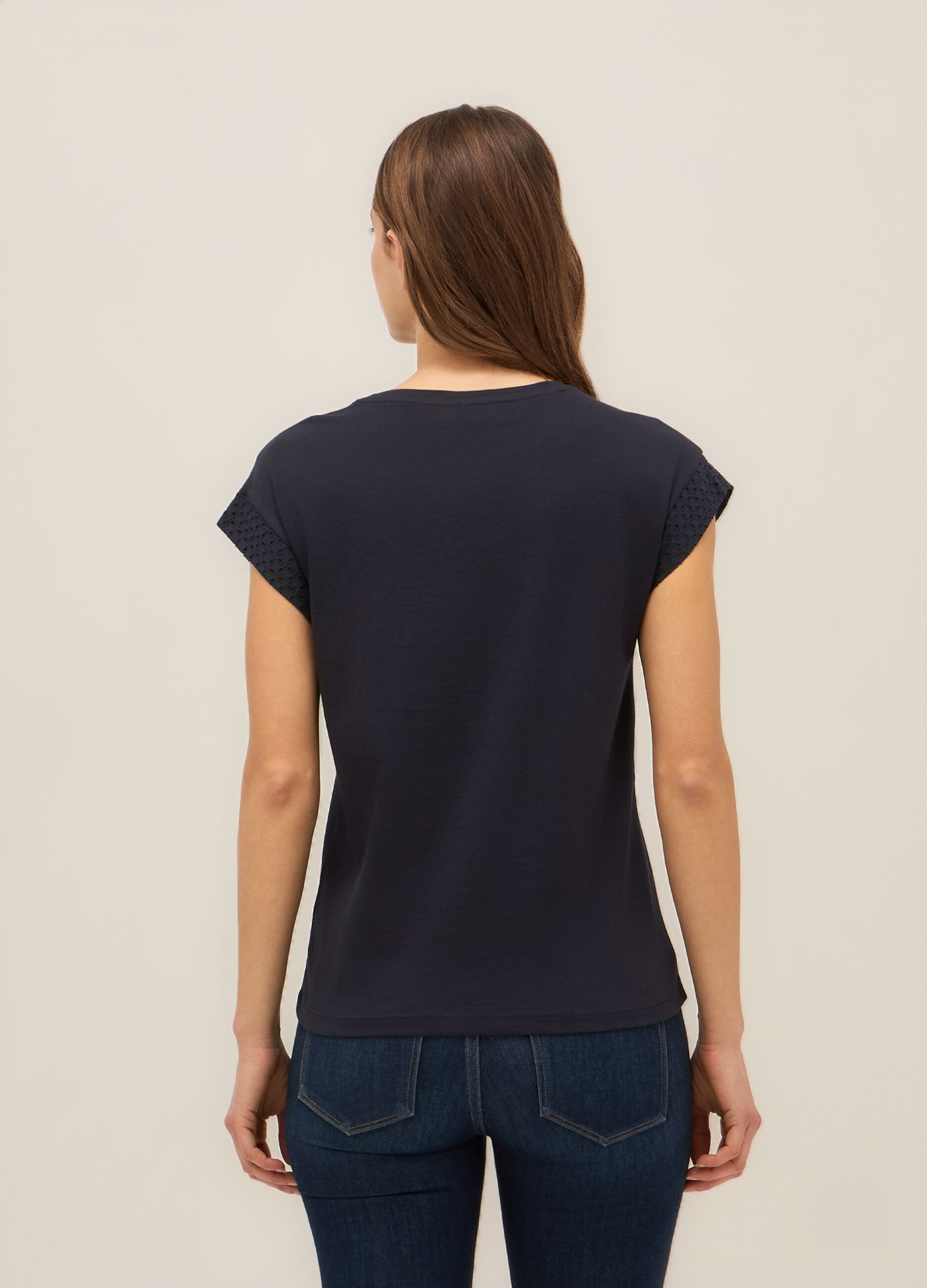 T-shirt in puro cotone donna_1
