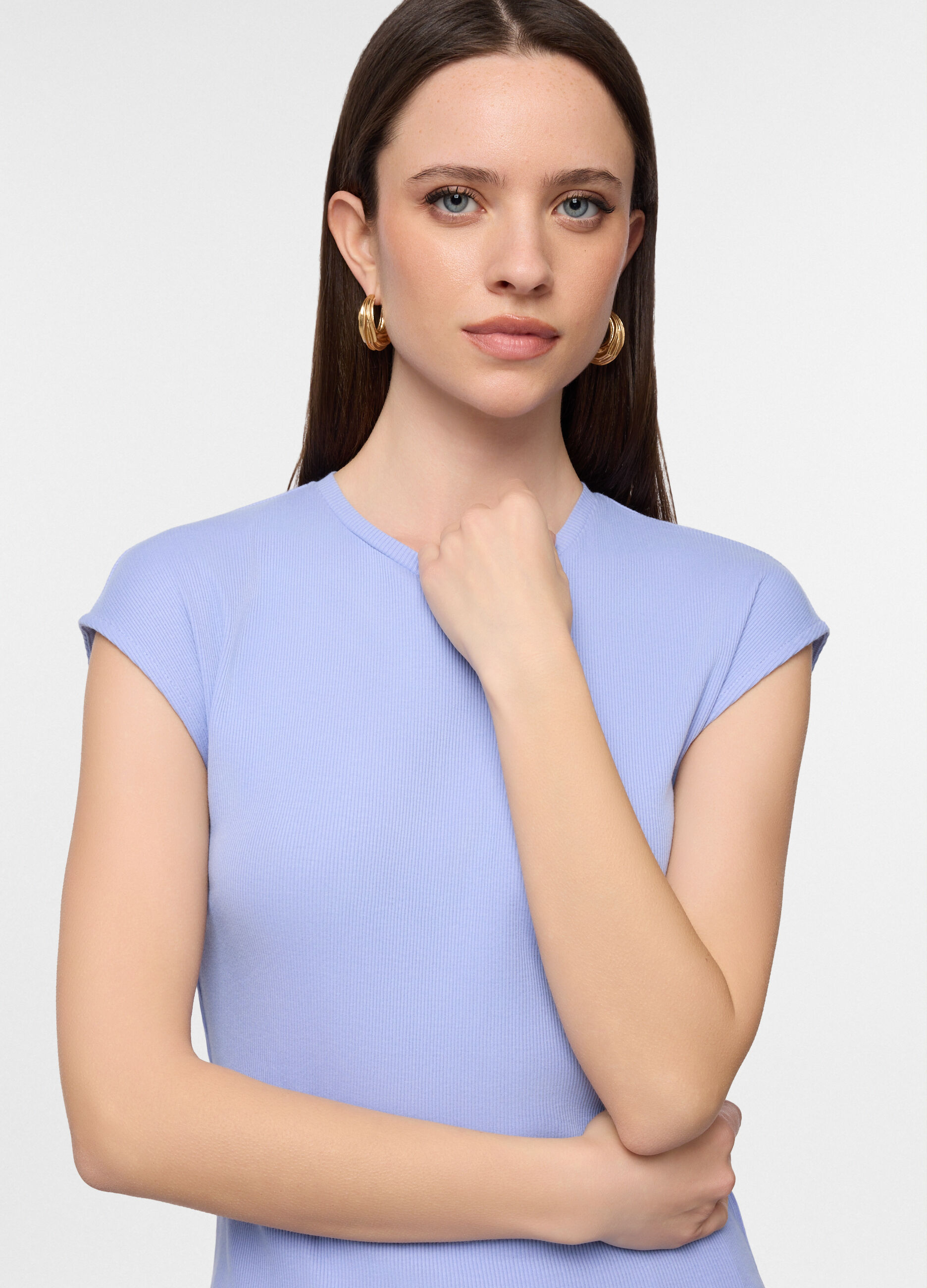 T-shirt girocollo donna_2