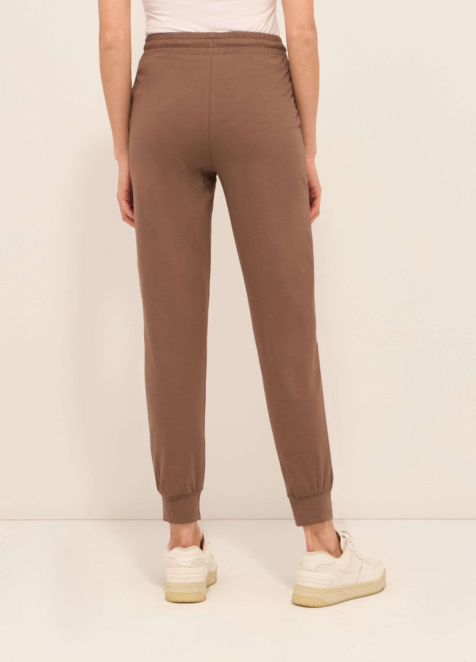 Jogger on cotone stretch donna_1