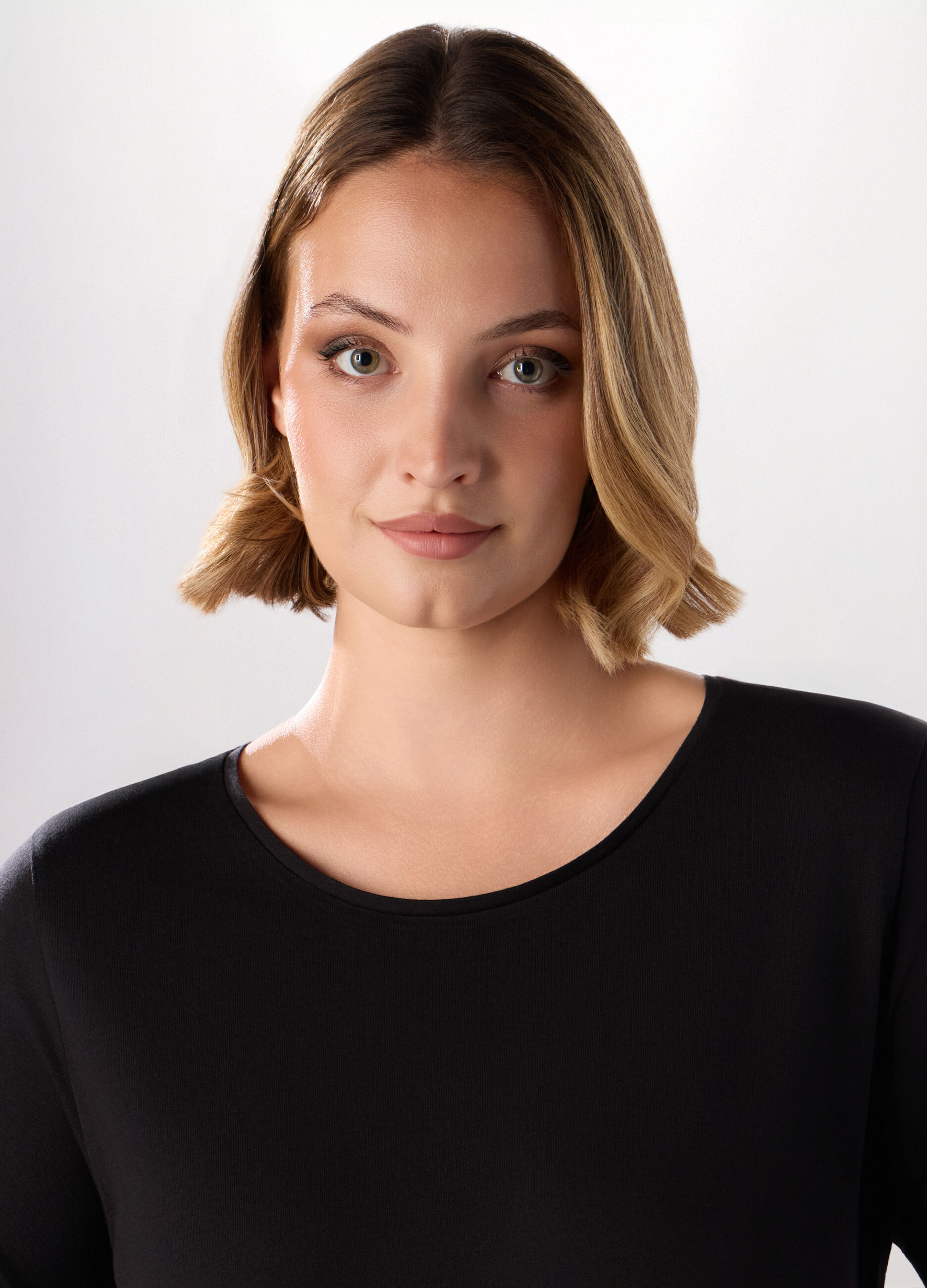 T-shirt in jersey di puro cotone donna curvy_2