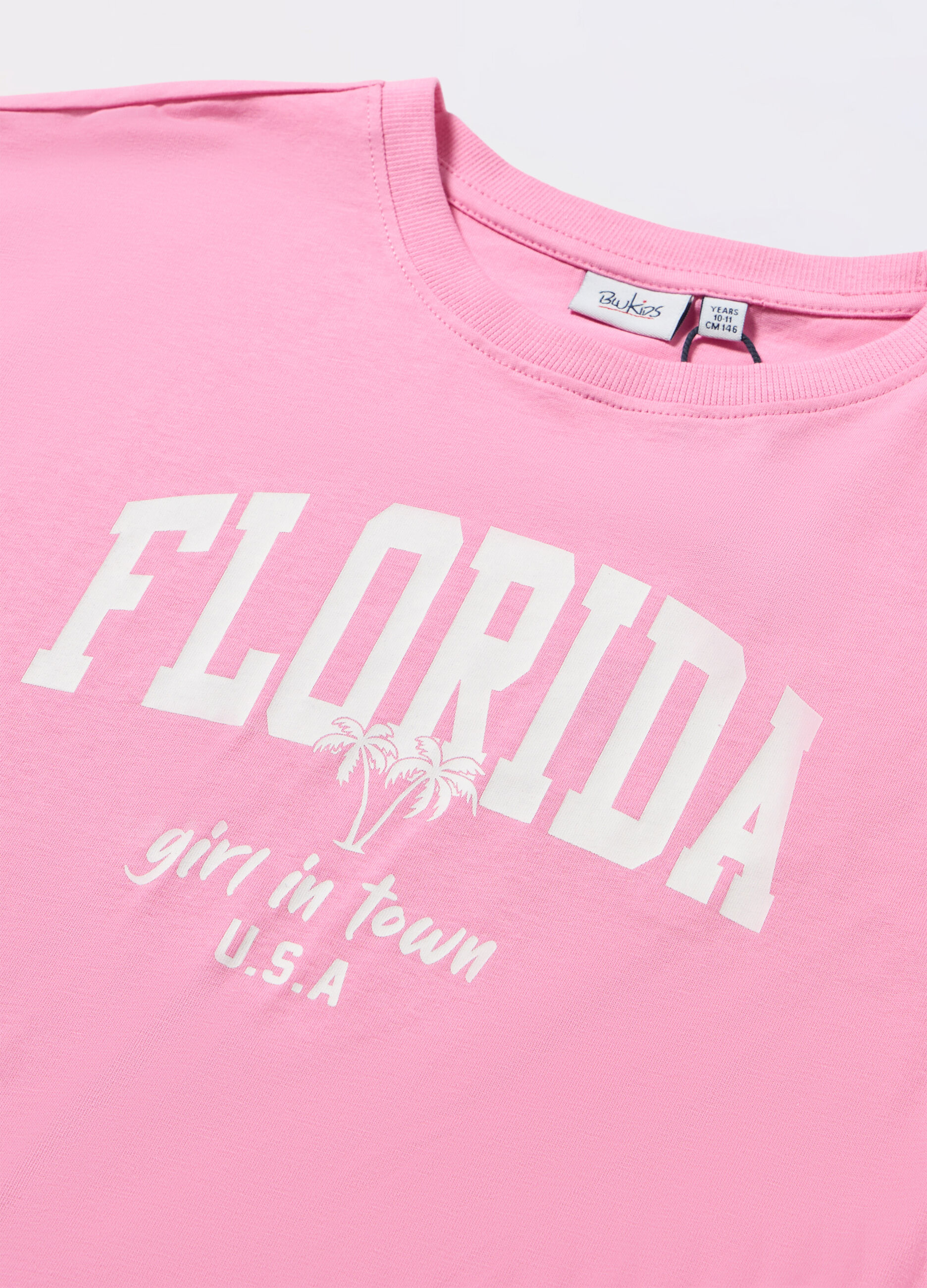 T-shirt in jersey di puro cotone ragazza_1