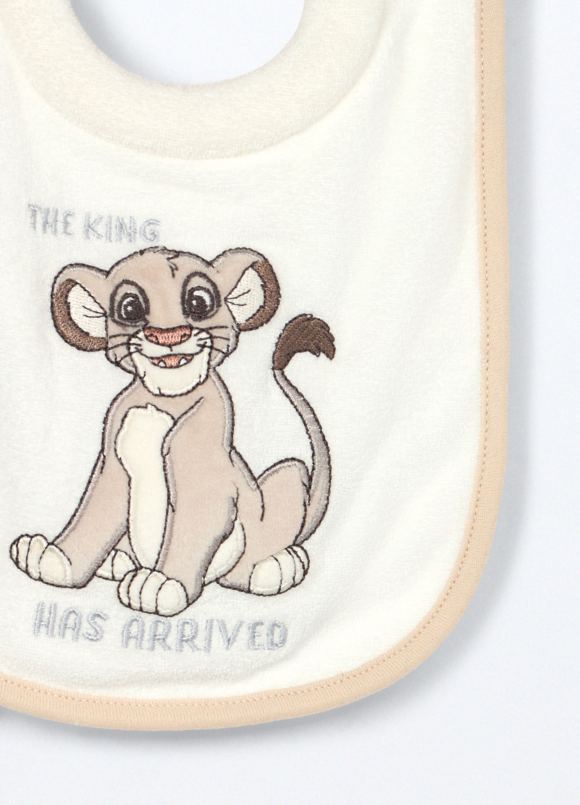 Pack 2 bavaglini in spugna di puro cotone neonato_1