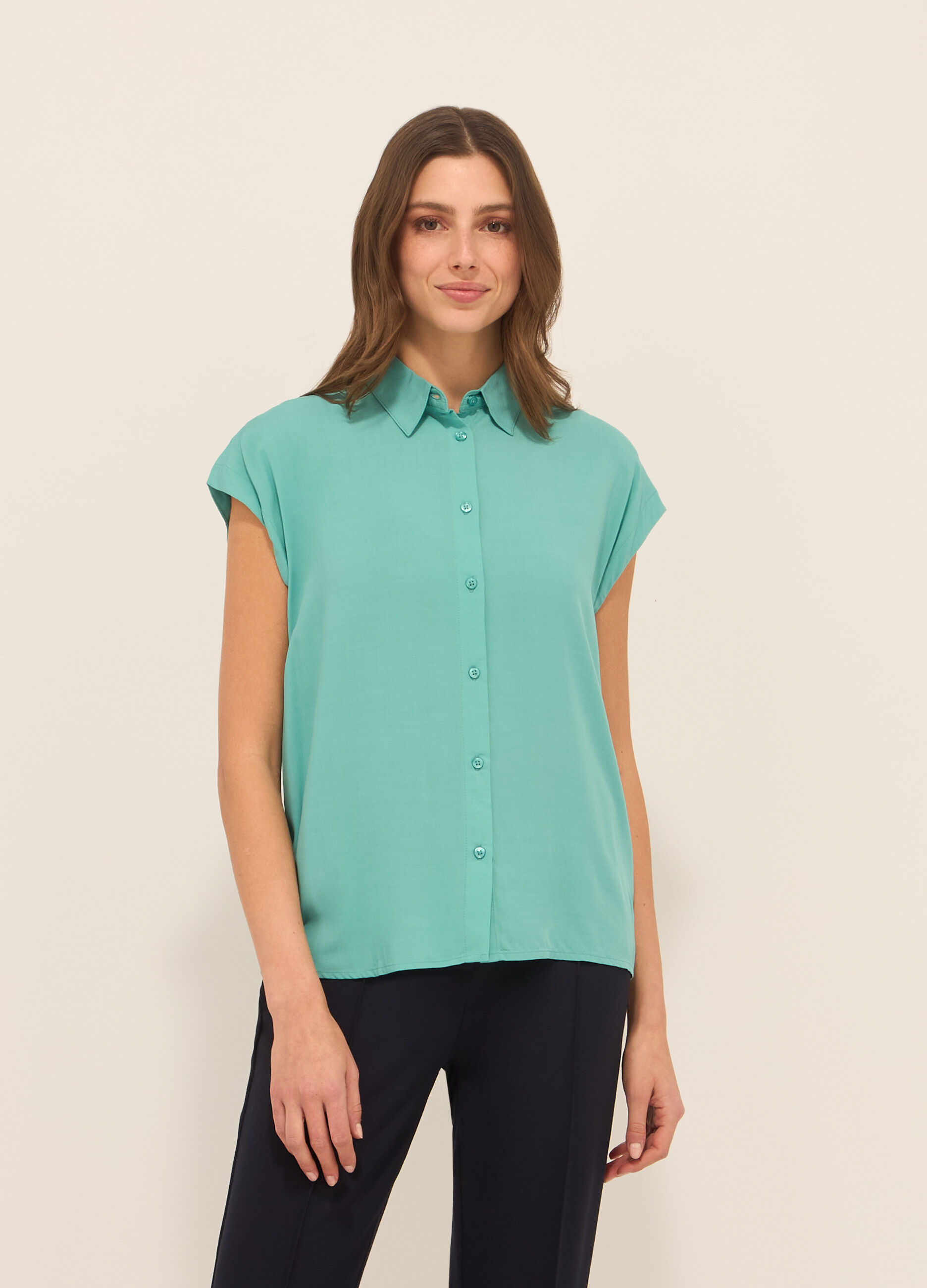 Camicia in pura viscosa donna_0