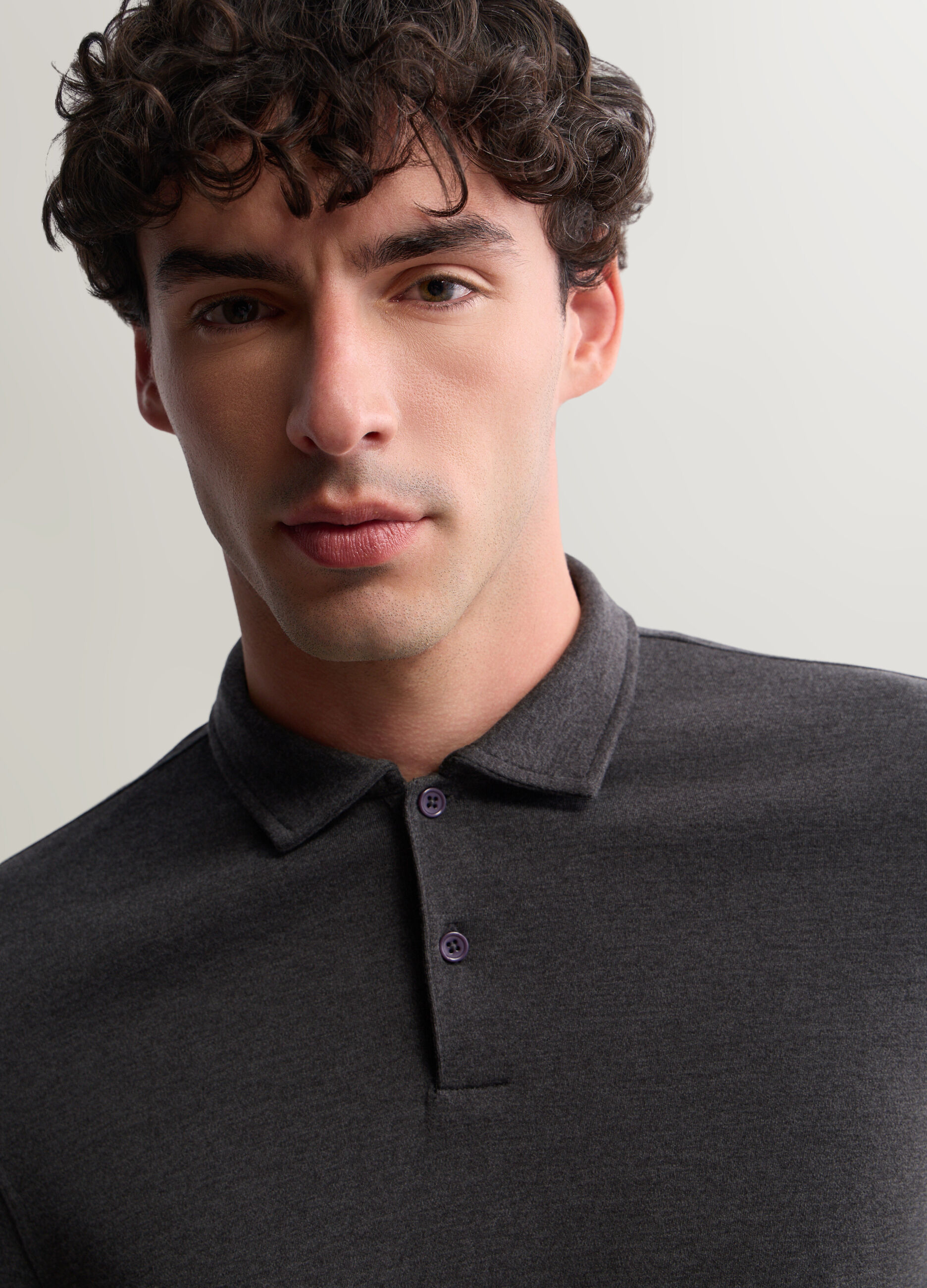 Polo a maniche lunghe in interlock uomo_2