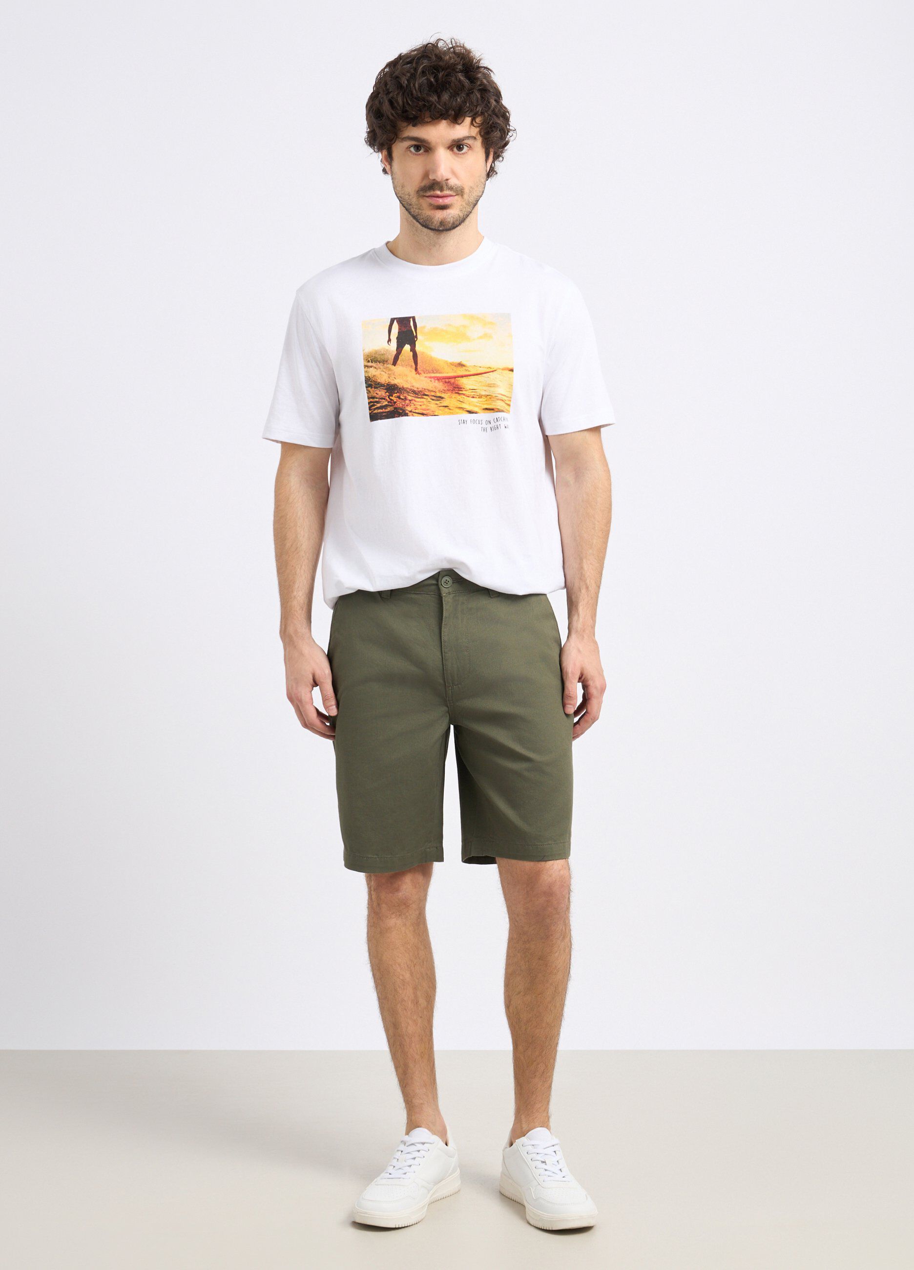 Shorts in puro cotone uomo_0