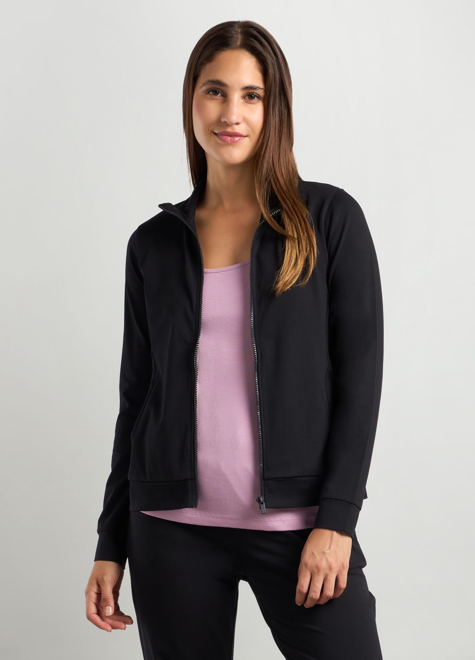 Felpa in cotone stretch fitness donna_0