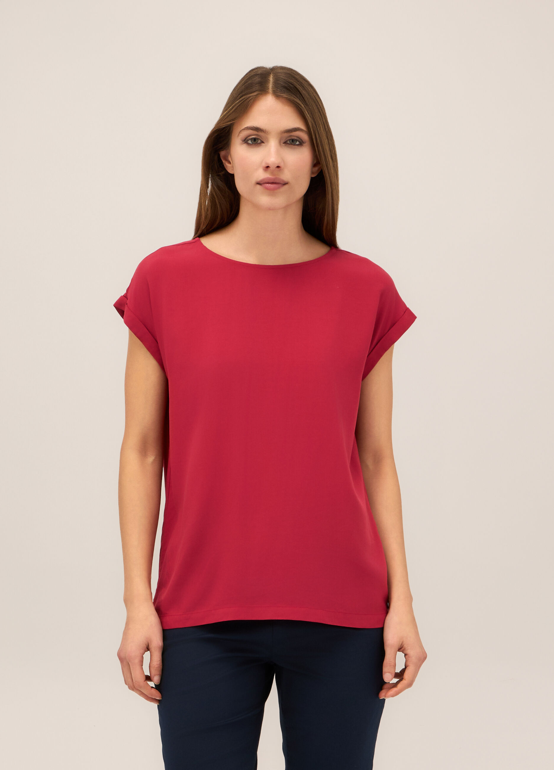 Blusa in pura viscosa donna_0