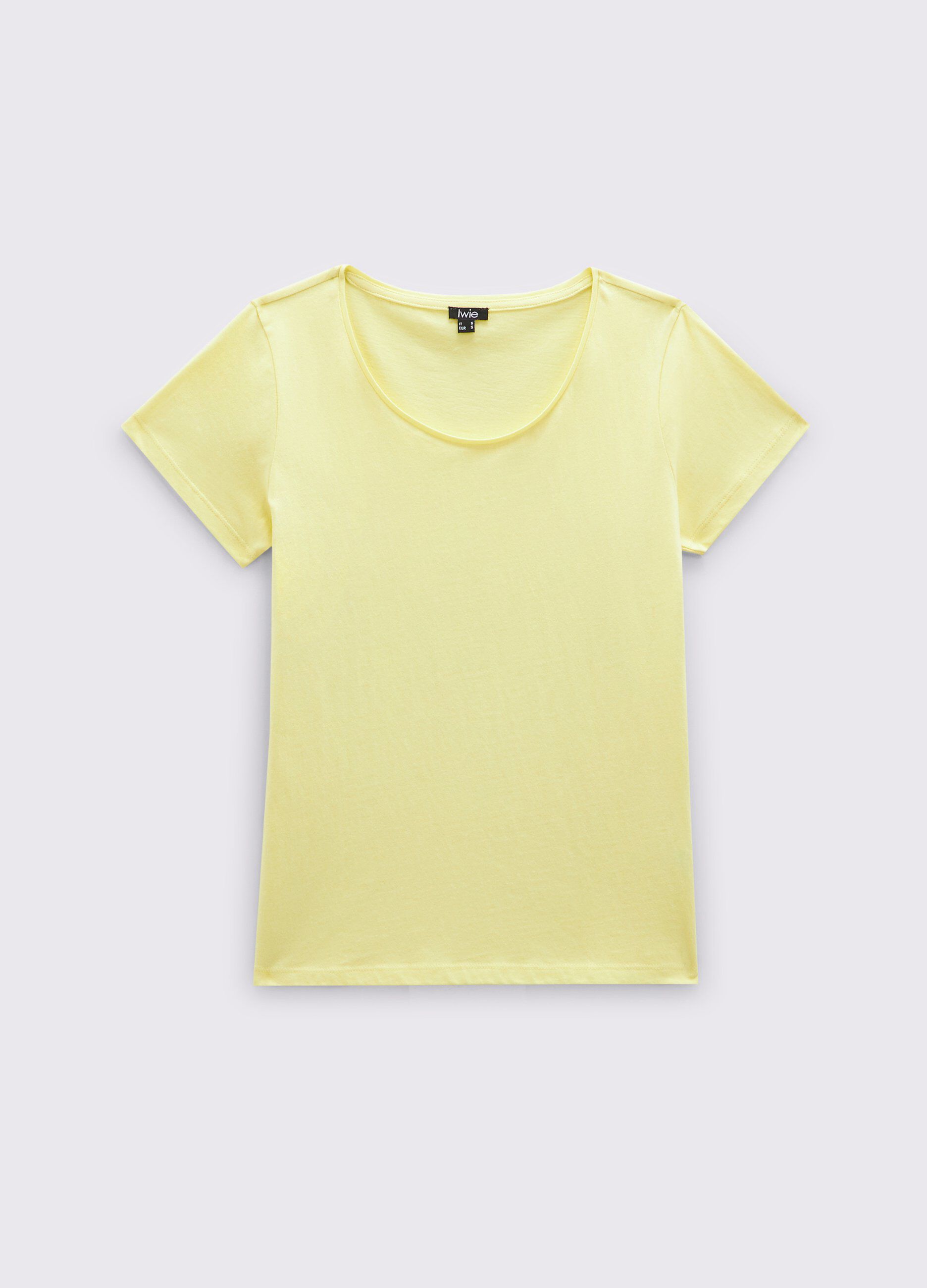 T-shirt in puro cotone donna_0
