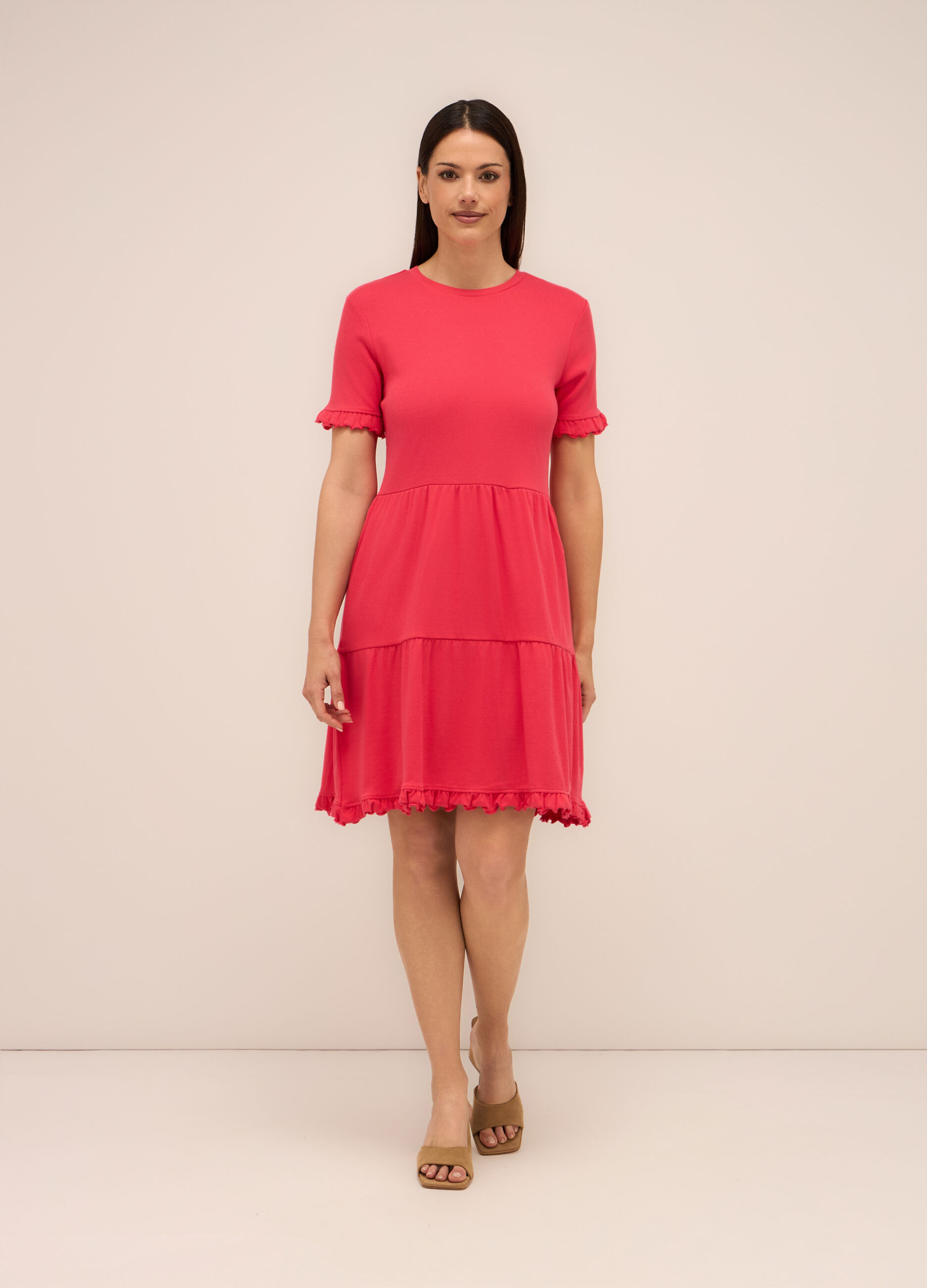 Abito in jersey di cotone stretch donna_0