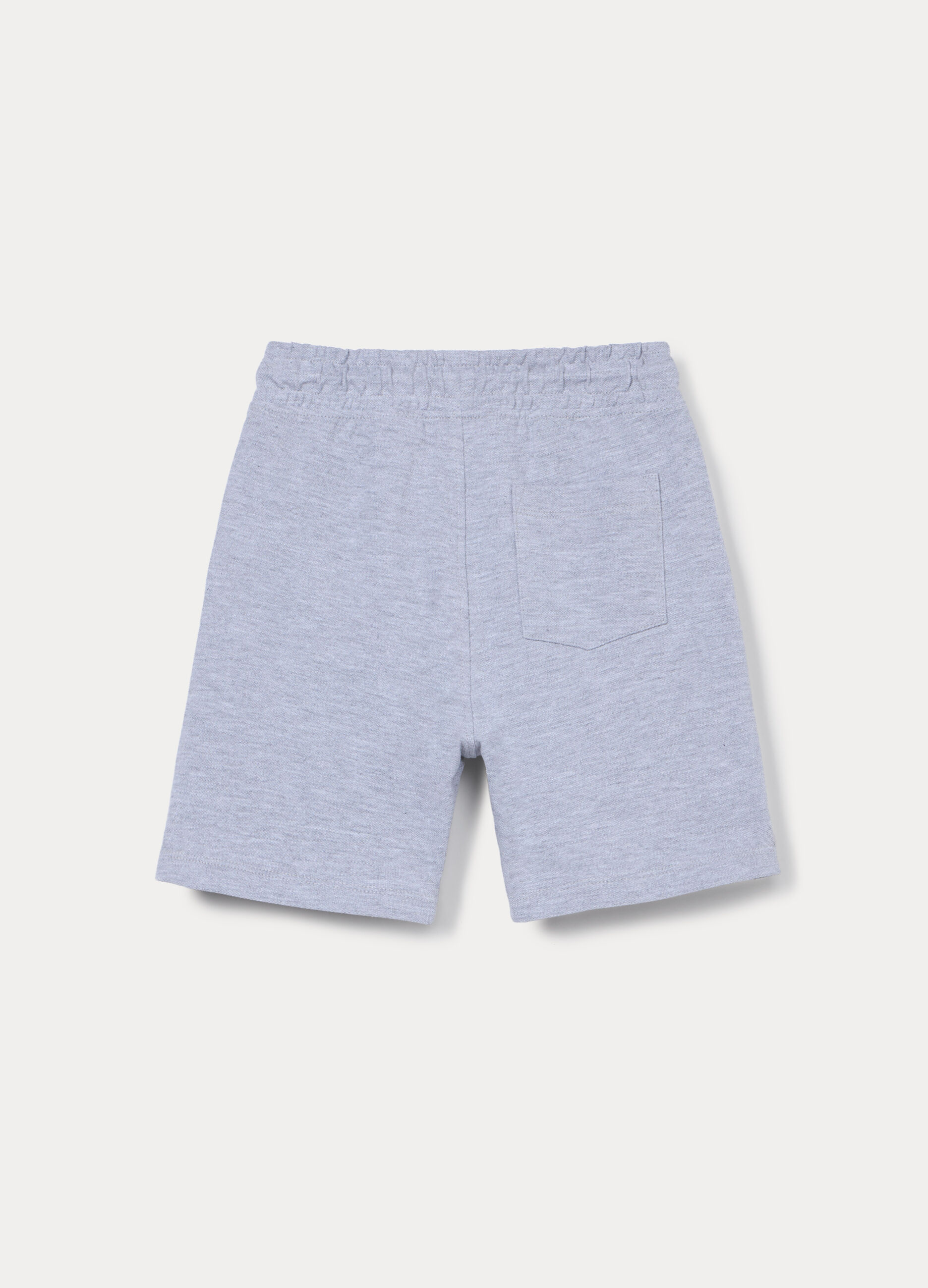 Shorts in puro cotone Piquet bambino_1
