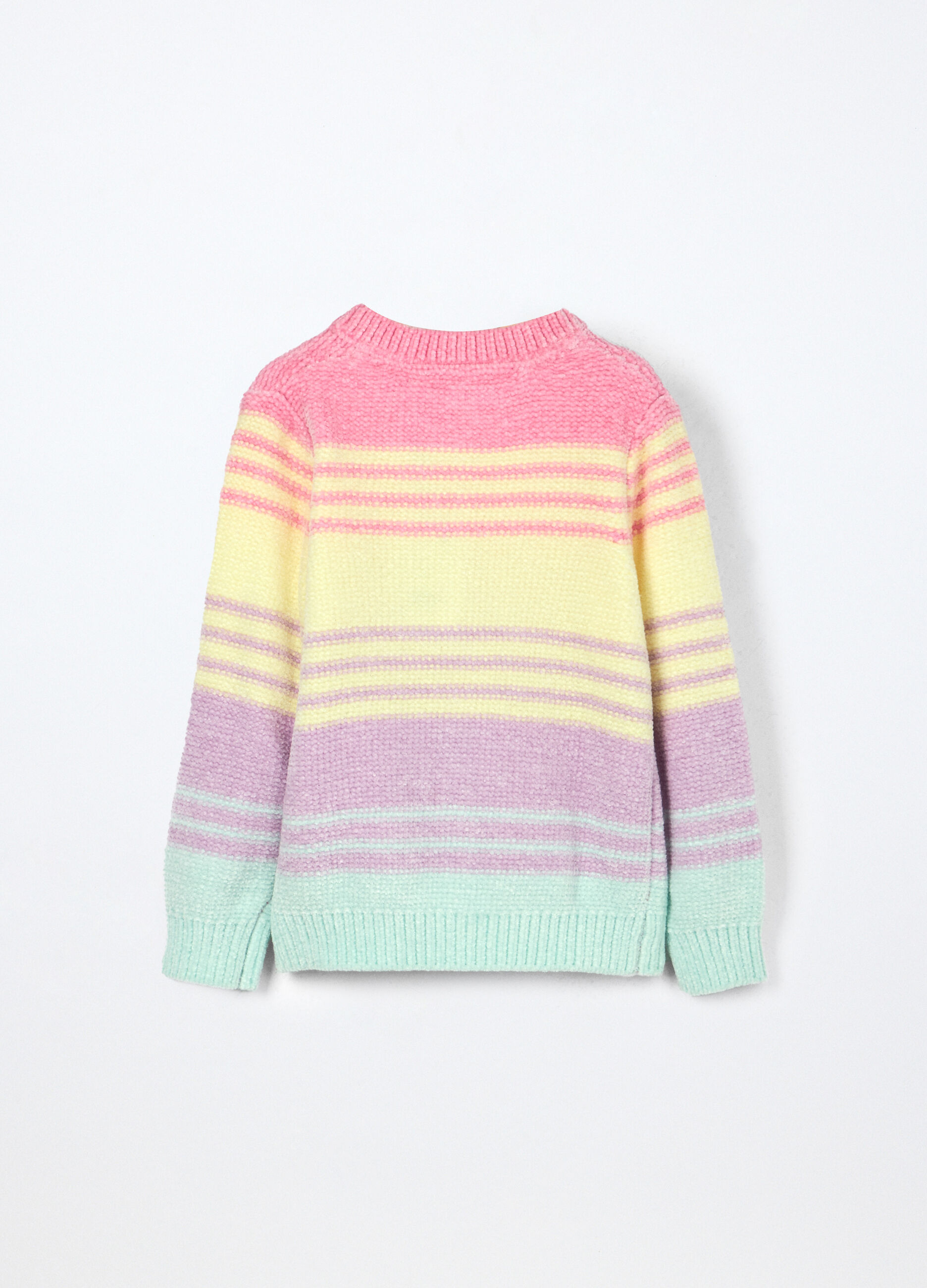 Cardigan in ciniglia neonata_1