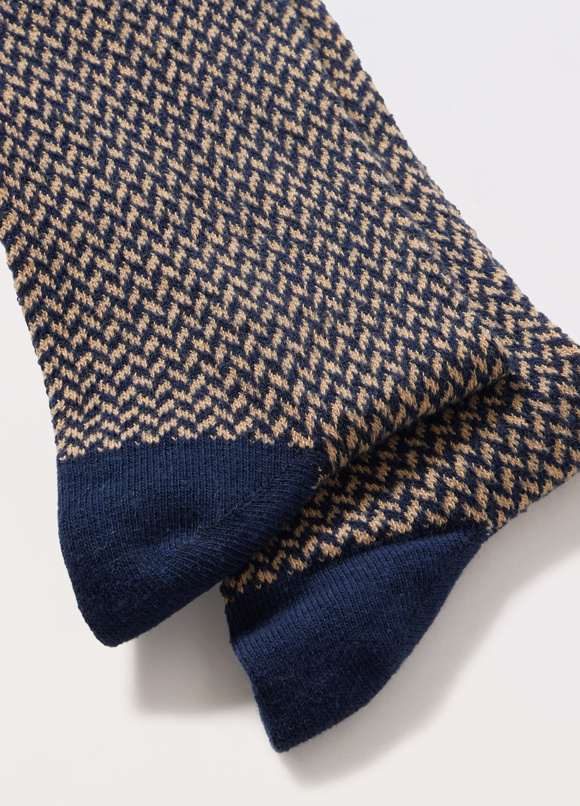 Calze lunghe in cotone stretch intarsio uomo_1