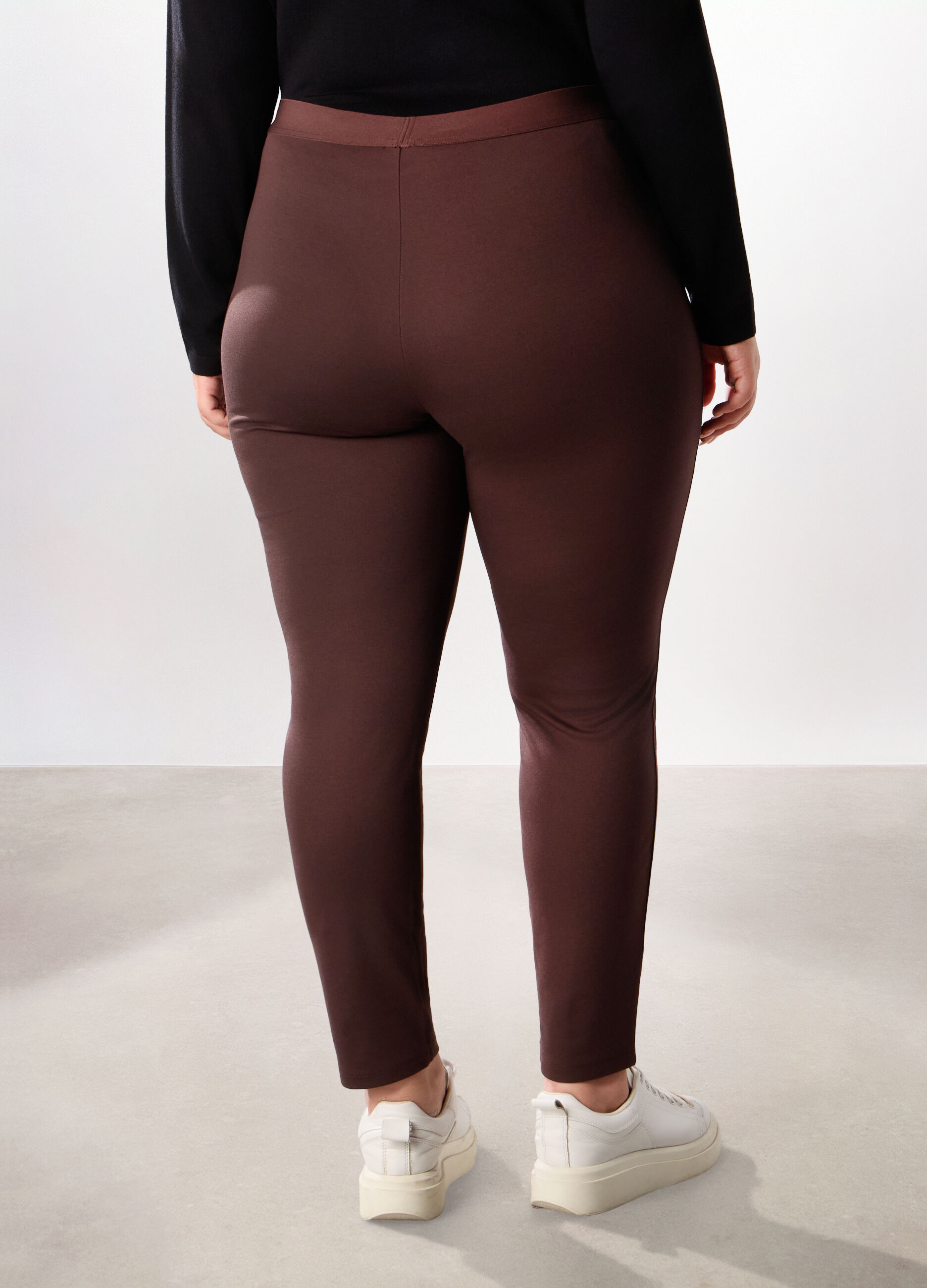 Pantaloni in misto viscosa donna curvy_1