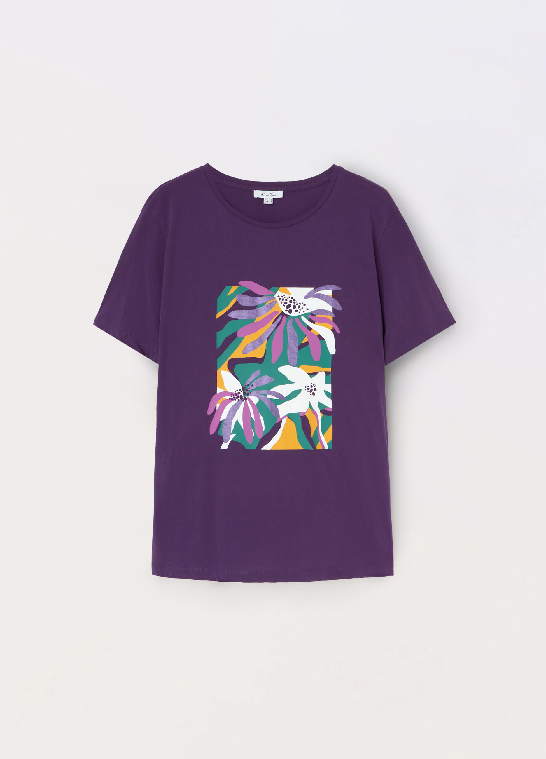 T-shirt in jersey di puro cotone donna curvy_0