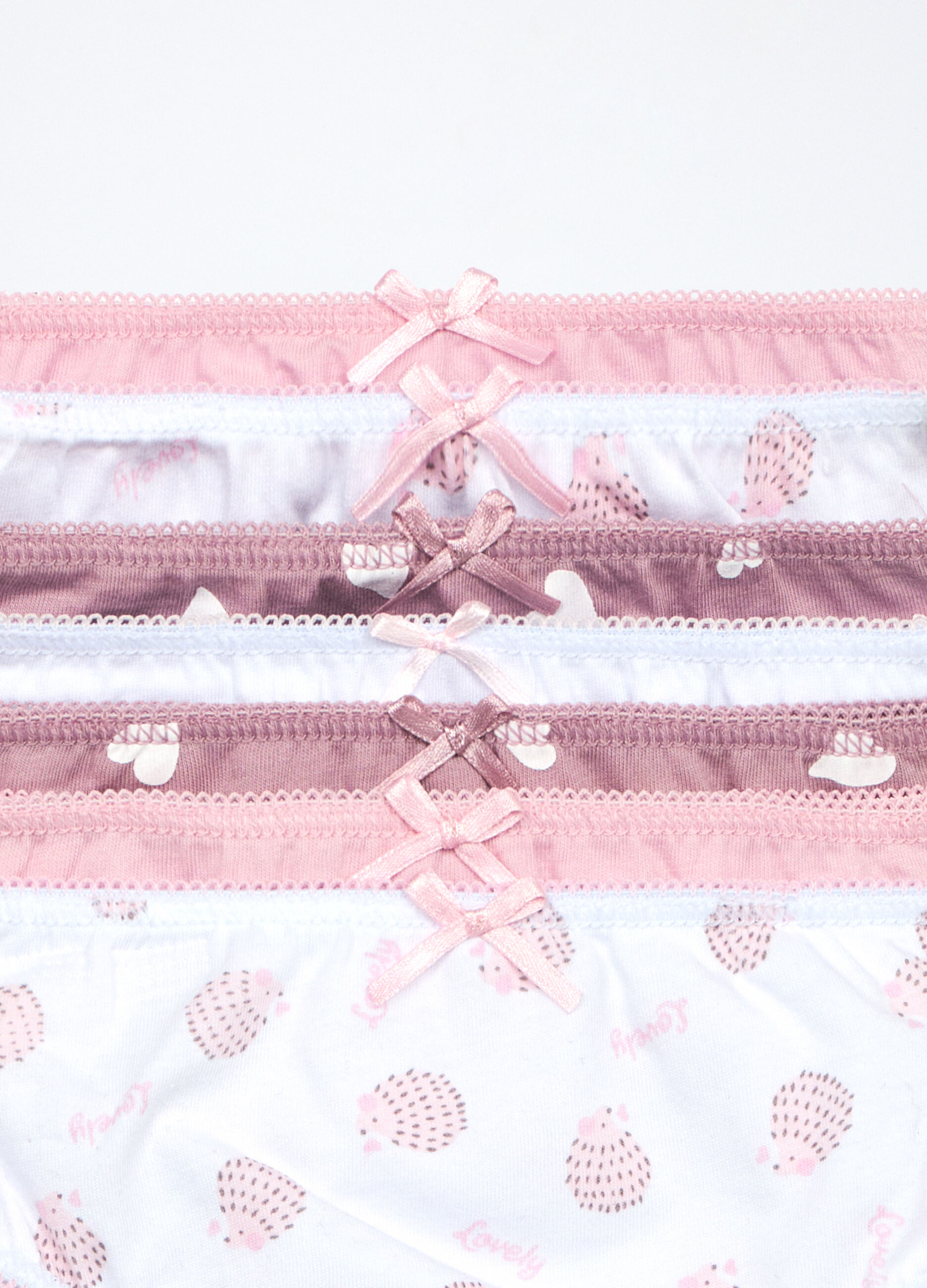 Pack 7 slip in jersey di puro cotone bambina_3