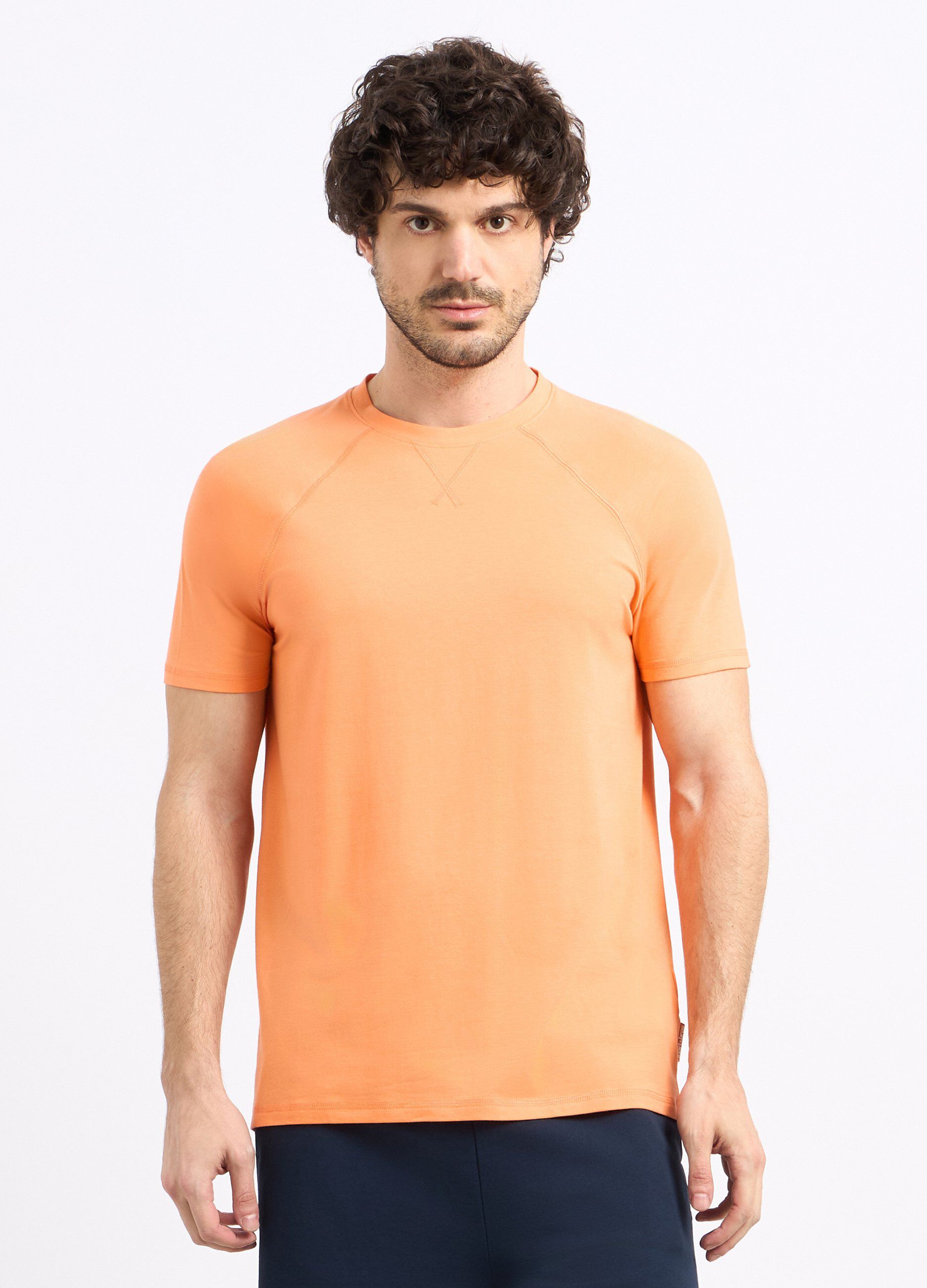 T-shirt in misto cotone stretch uomo_0
