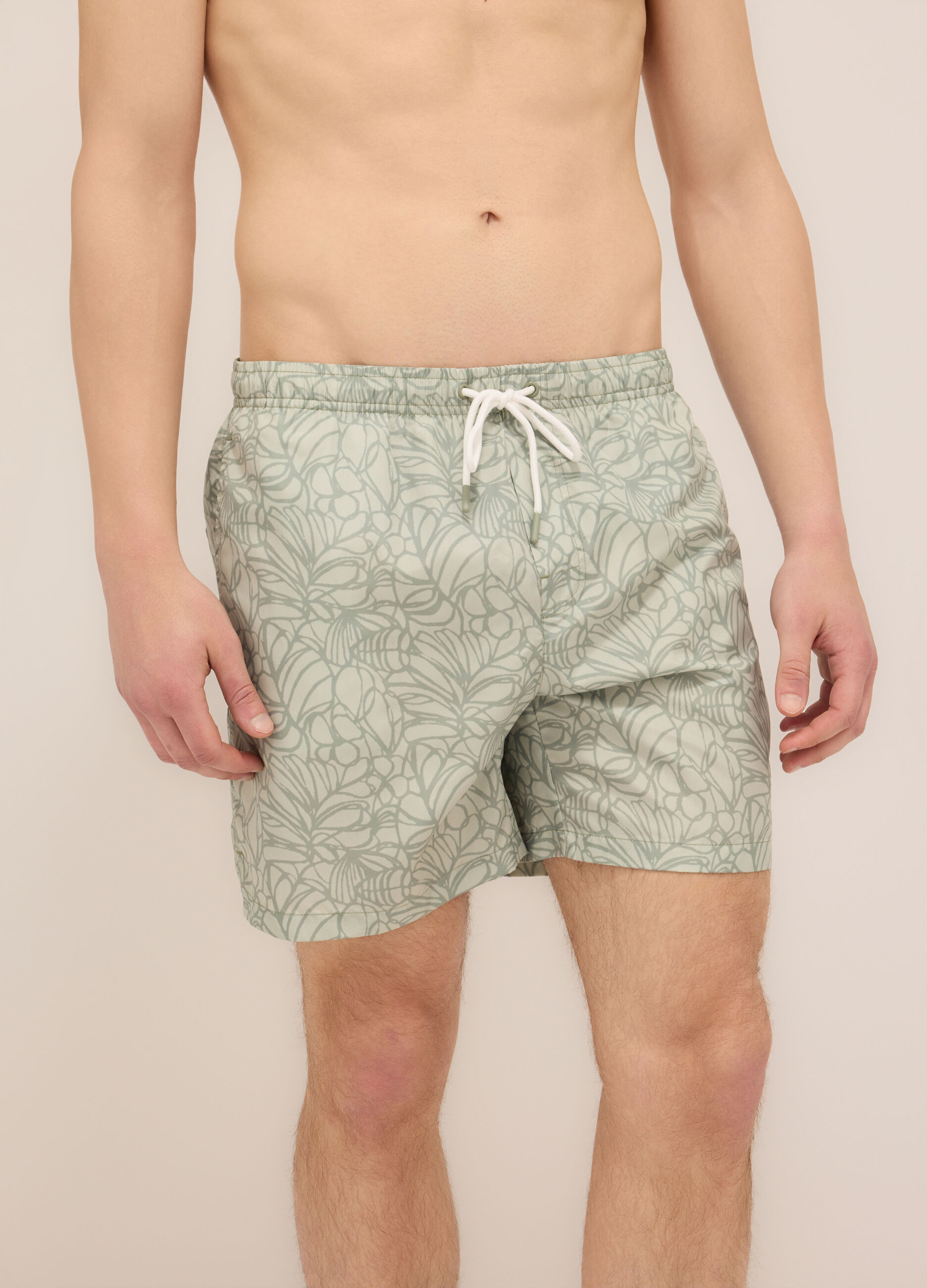 Boxer mare con stampa uomo_2