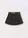 Gonna in denim di puro cotone bambina_0