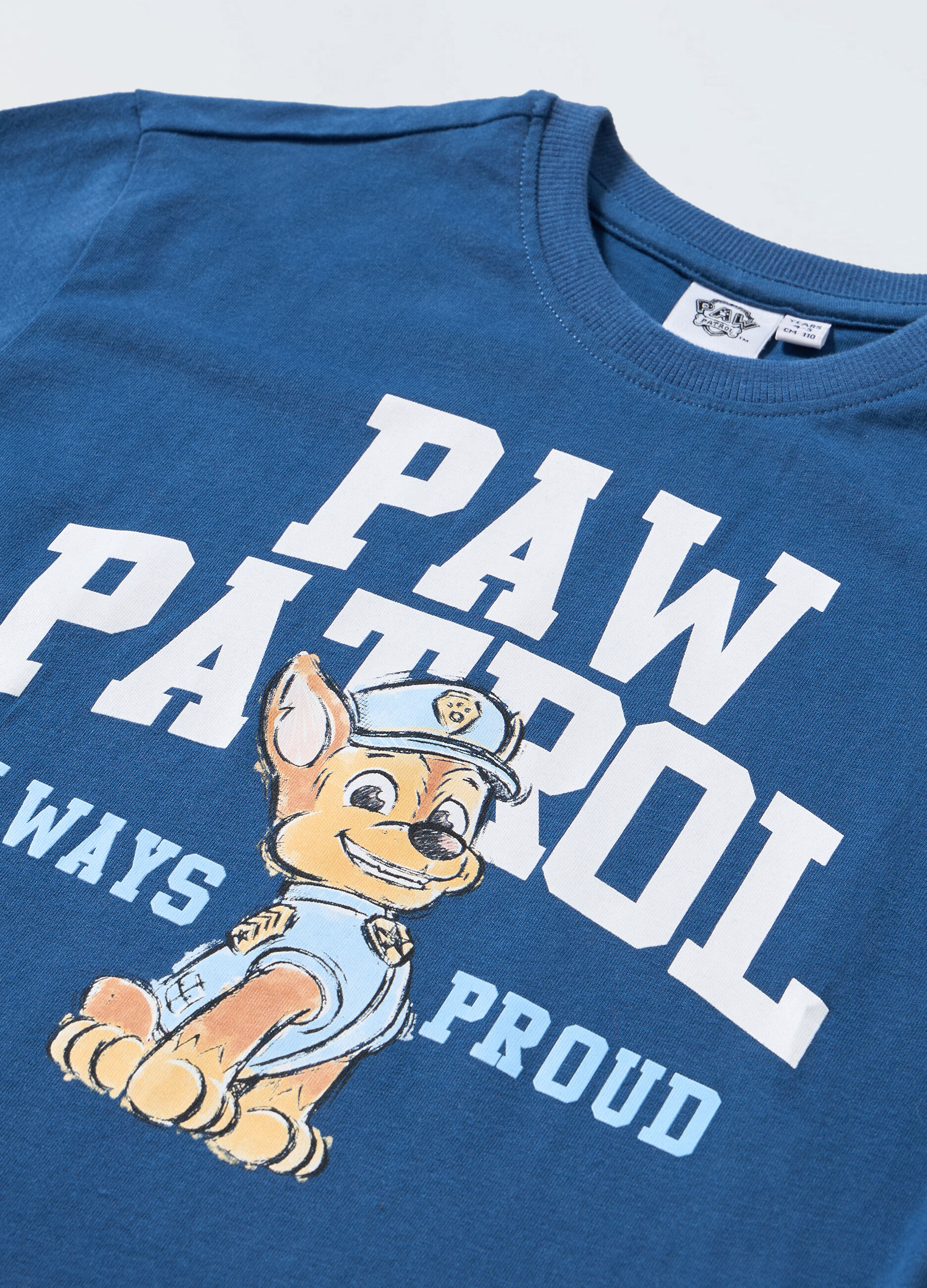 T-shirt Paw Patrol in jersey di puro cotone bambino_1