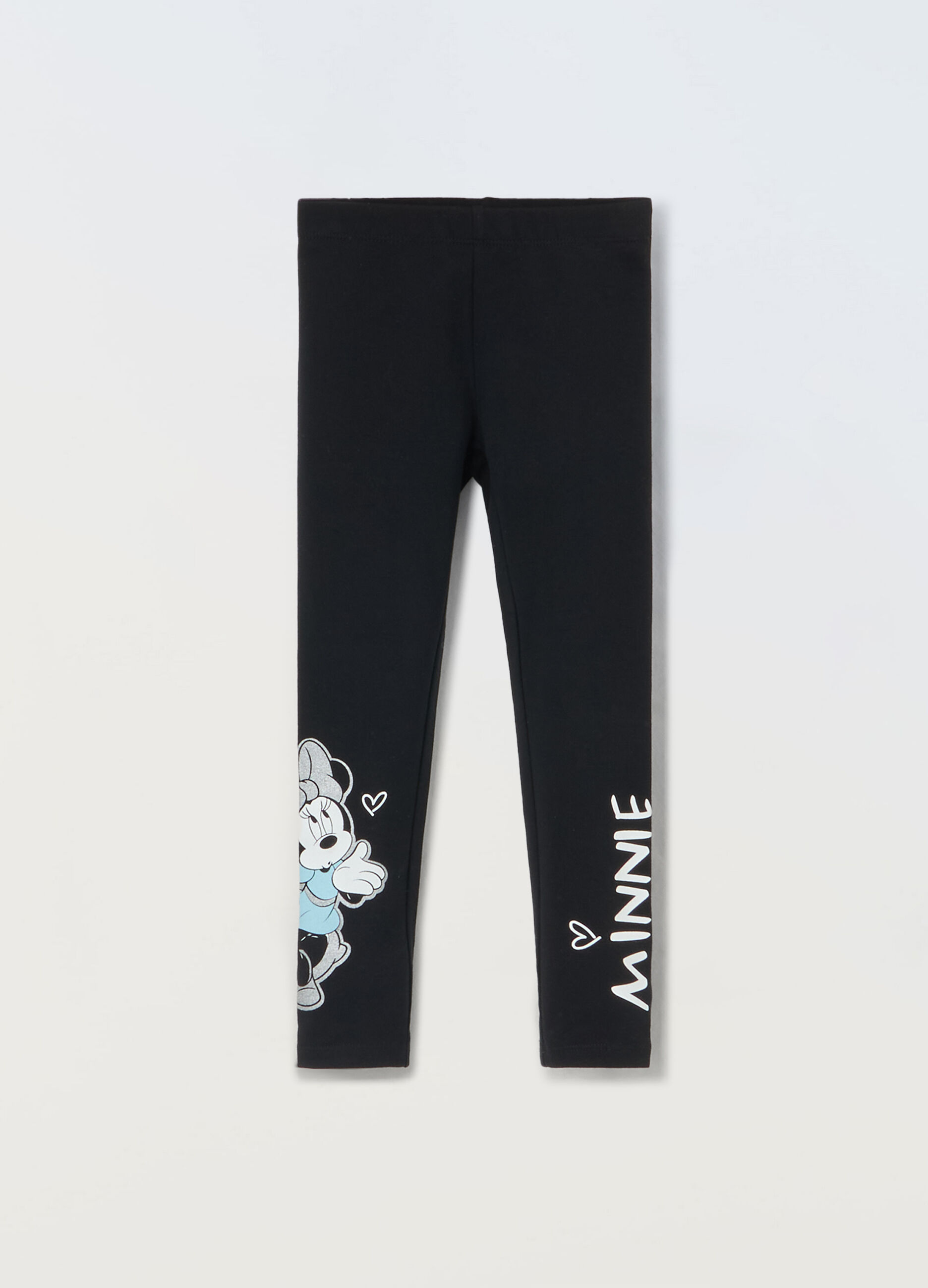 Leggings in cotone stretch bambina_0