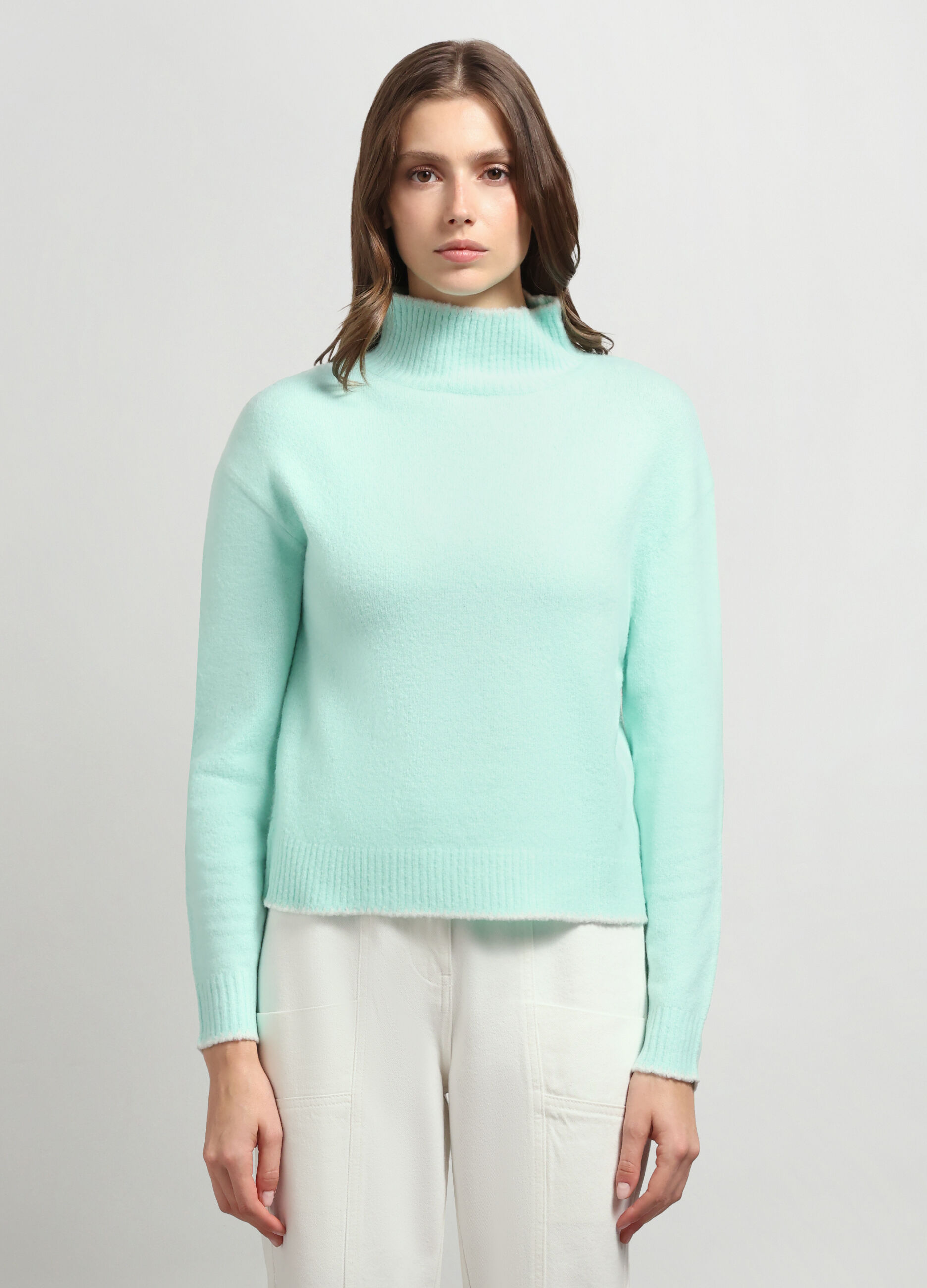 Tricot a collo alto donna_0