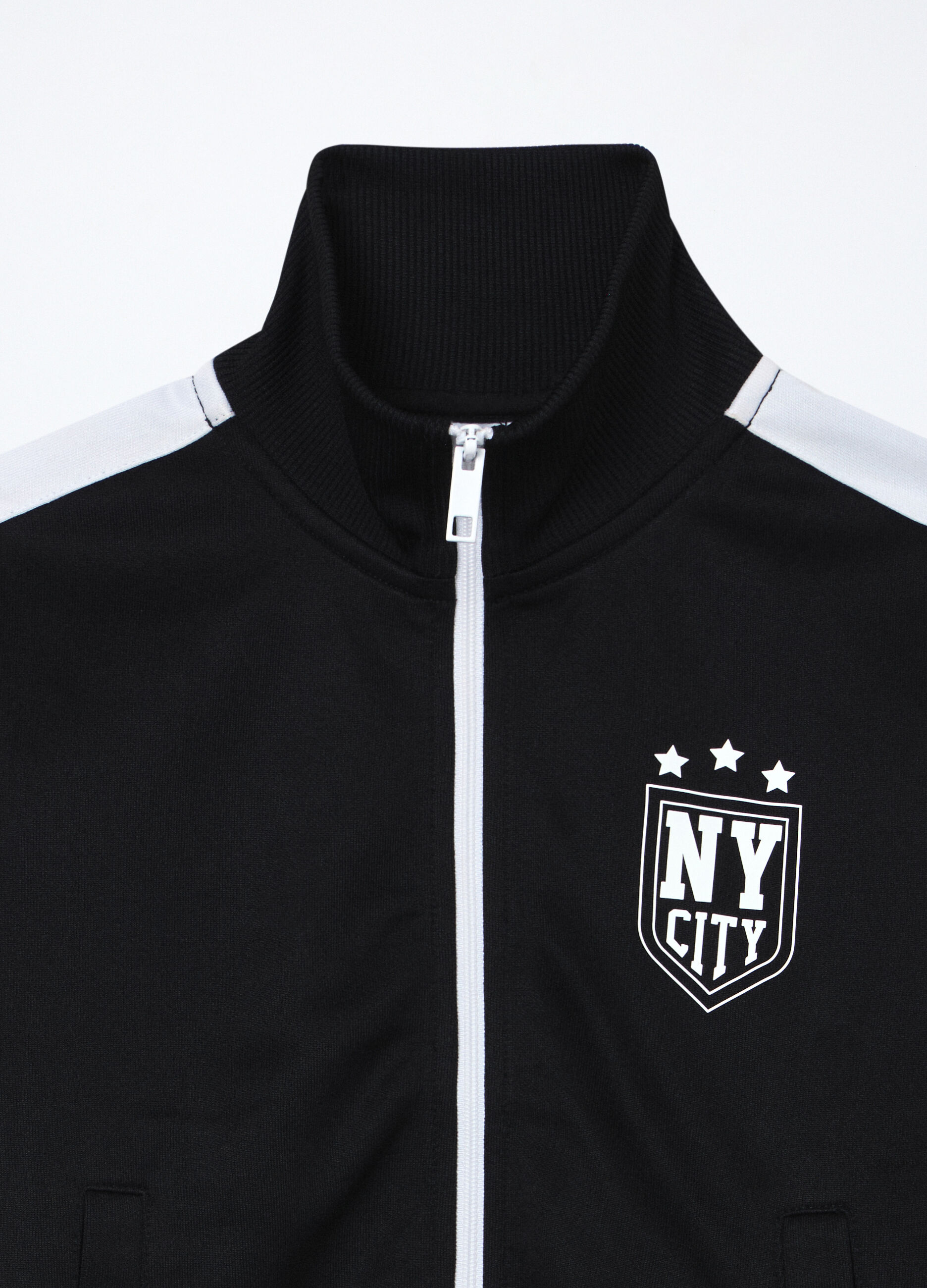 Felpa full zip con stampa ragazza_2