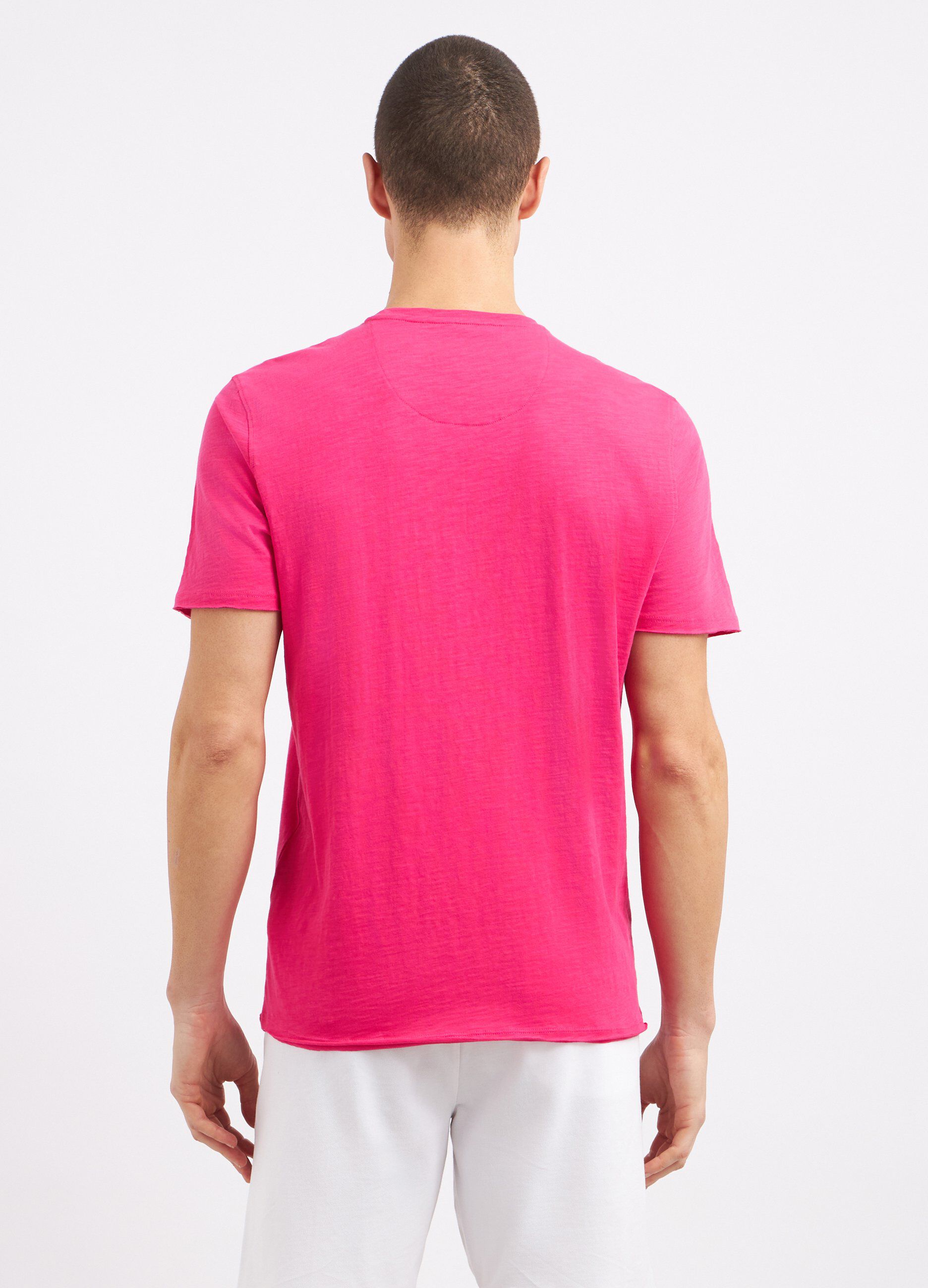 T-shirt in puro cotone slub uomo_1