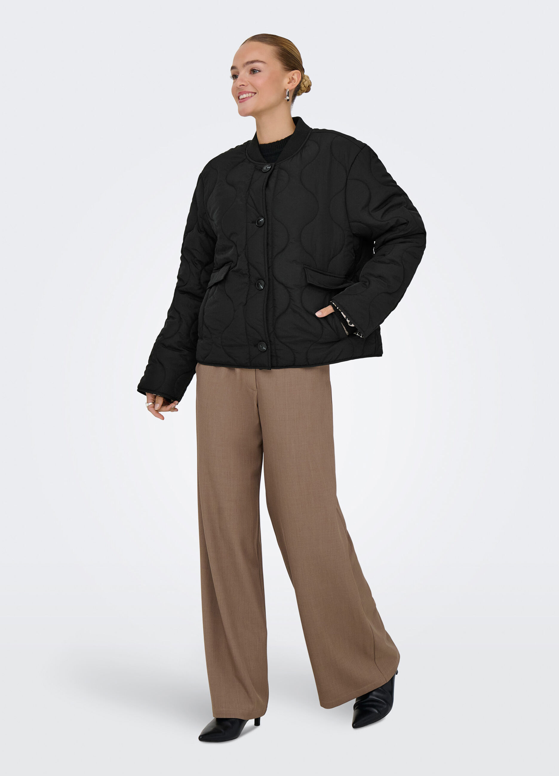 Giubbino imbottito trapuntato donna_2