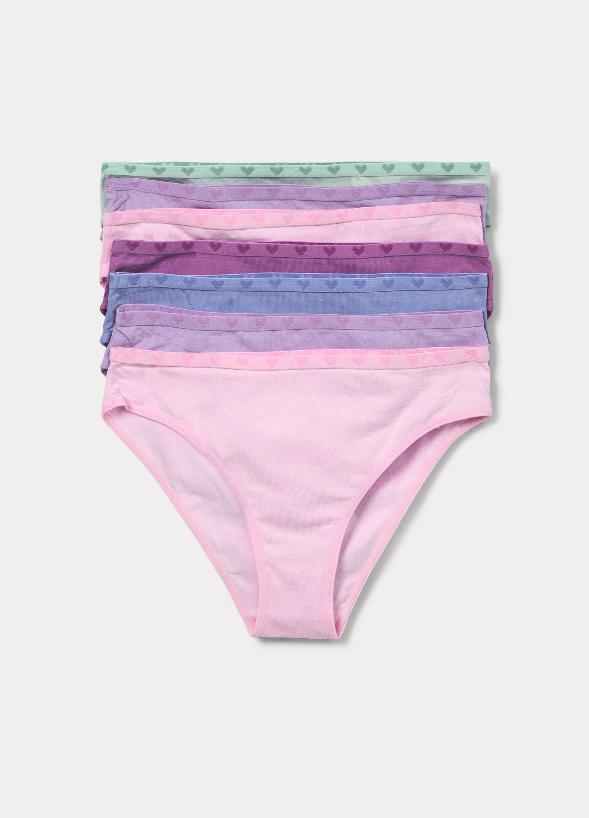 Pack 7 slip in jersey di cotone stretch ragazza_3