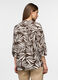 Camicia fit over con scollo a V in puro cotone voile donna_1