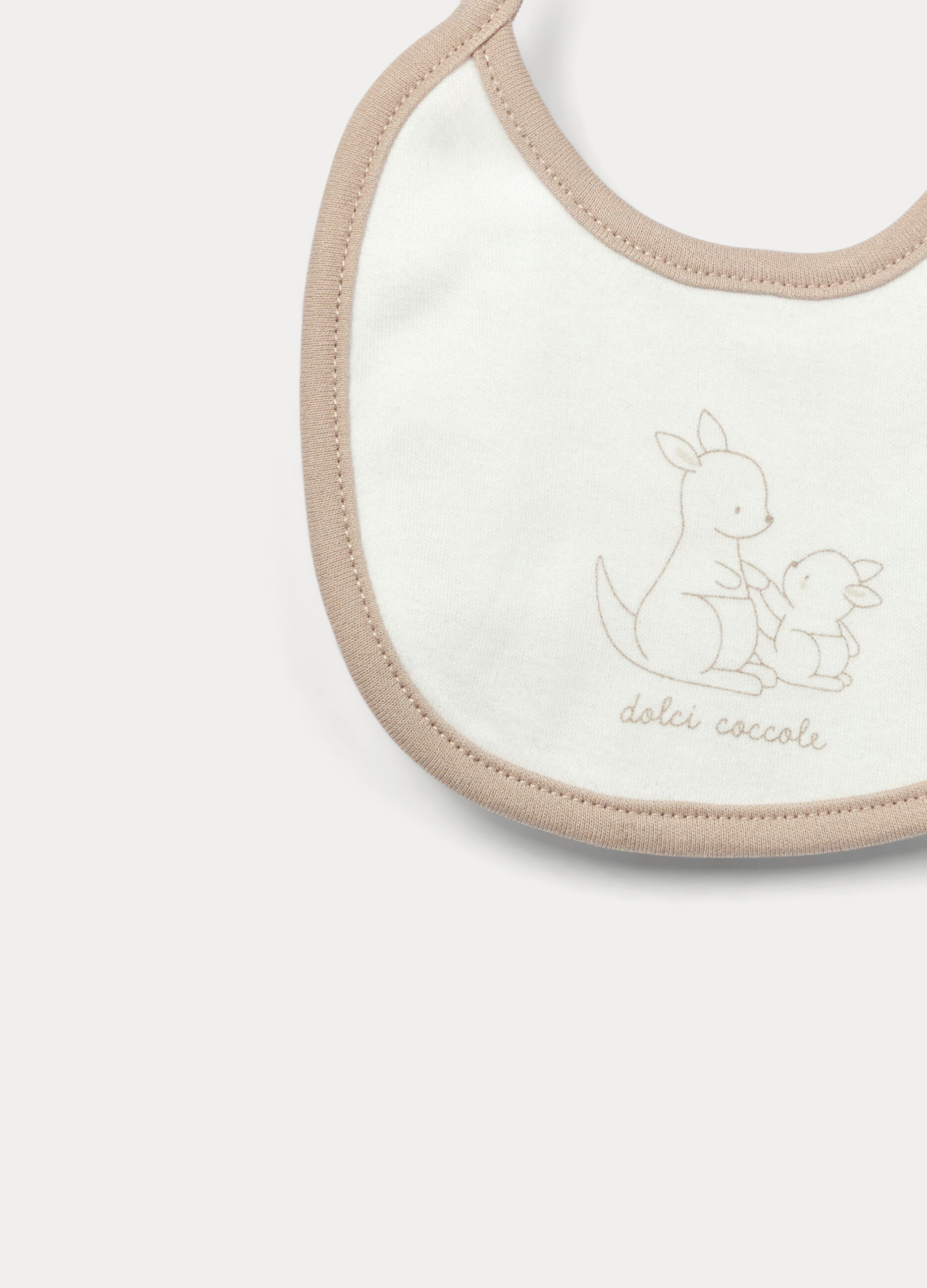 Pack 2 bavaglini in spugna di misto cotone neonata_1