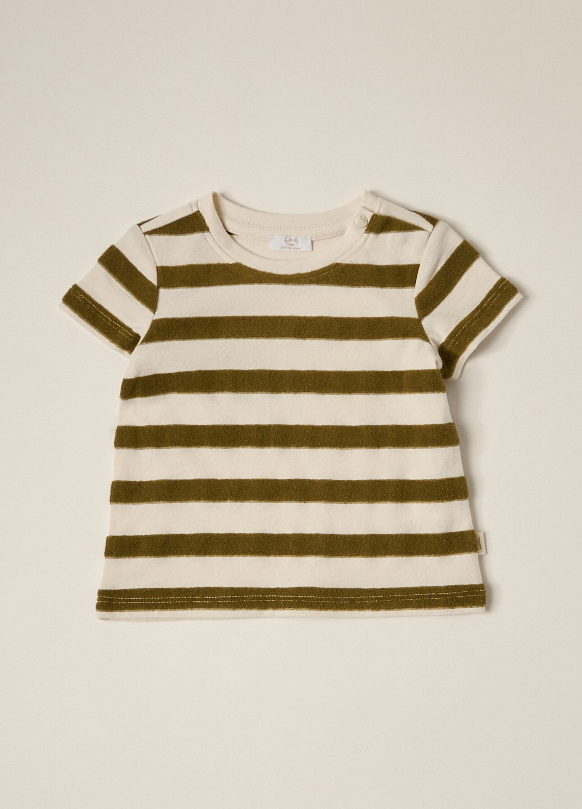 T-shirt in jersey di misto cotone IANA neonato_0