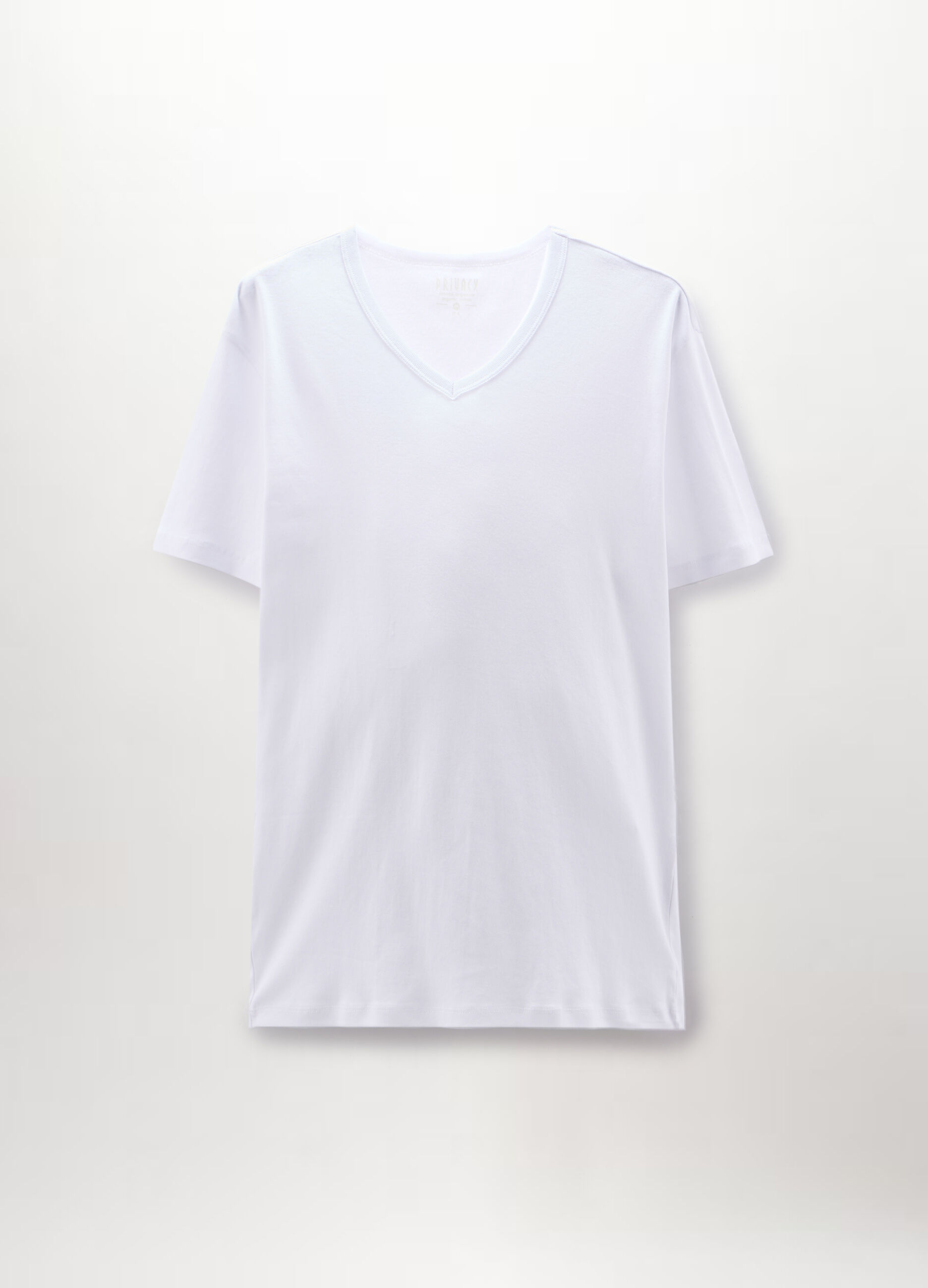 2 pack T-shirt collo a V in puro cotone uomo_0