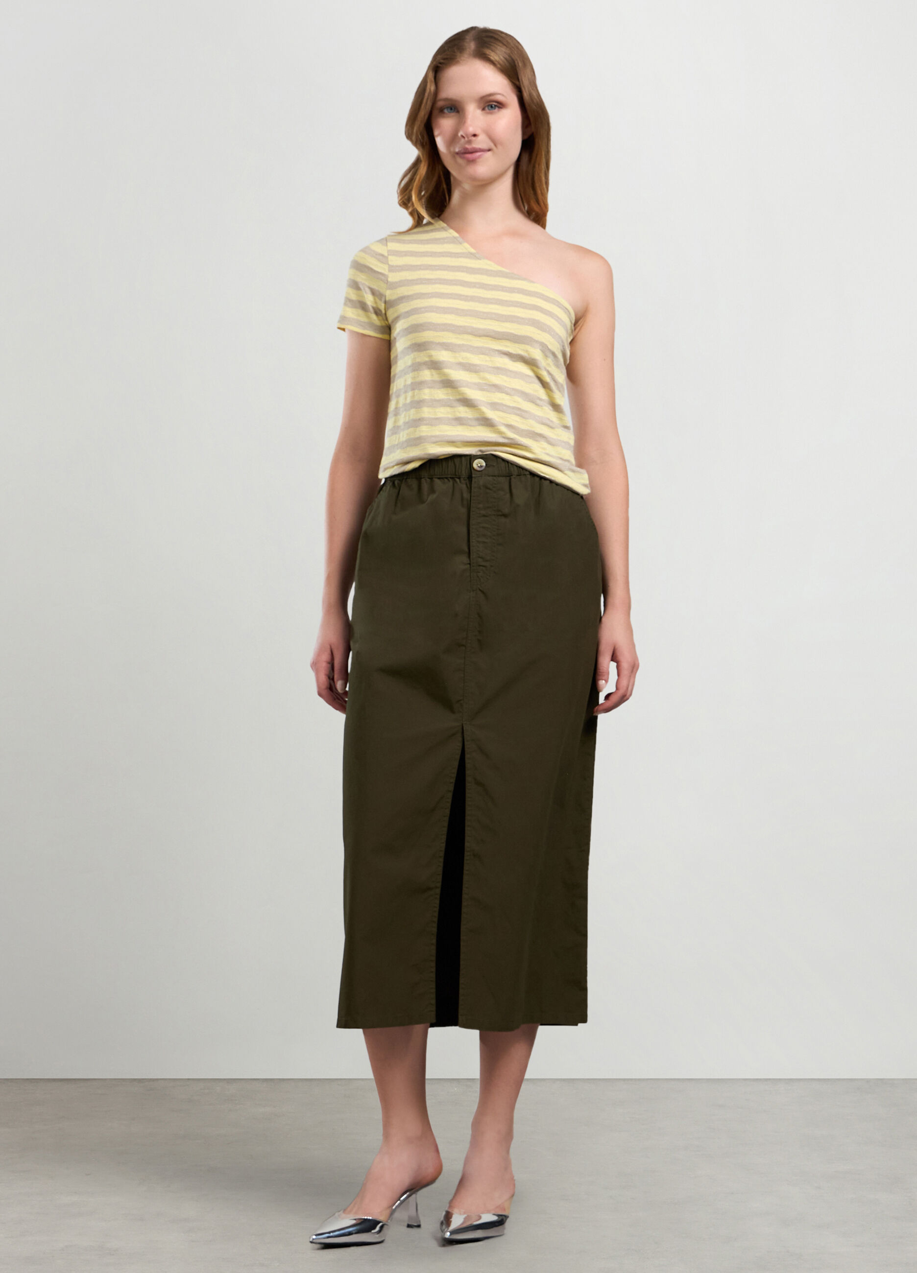 Gonna lunga in cotone donna