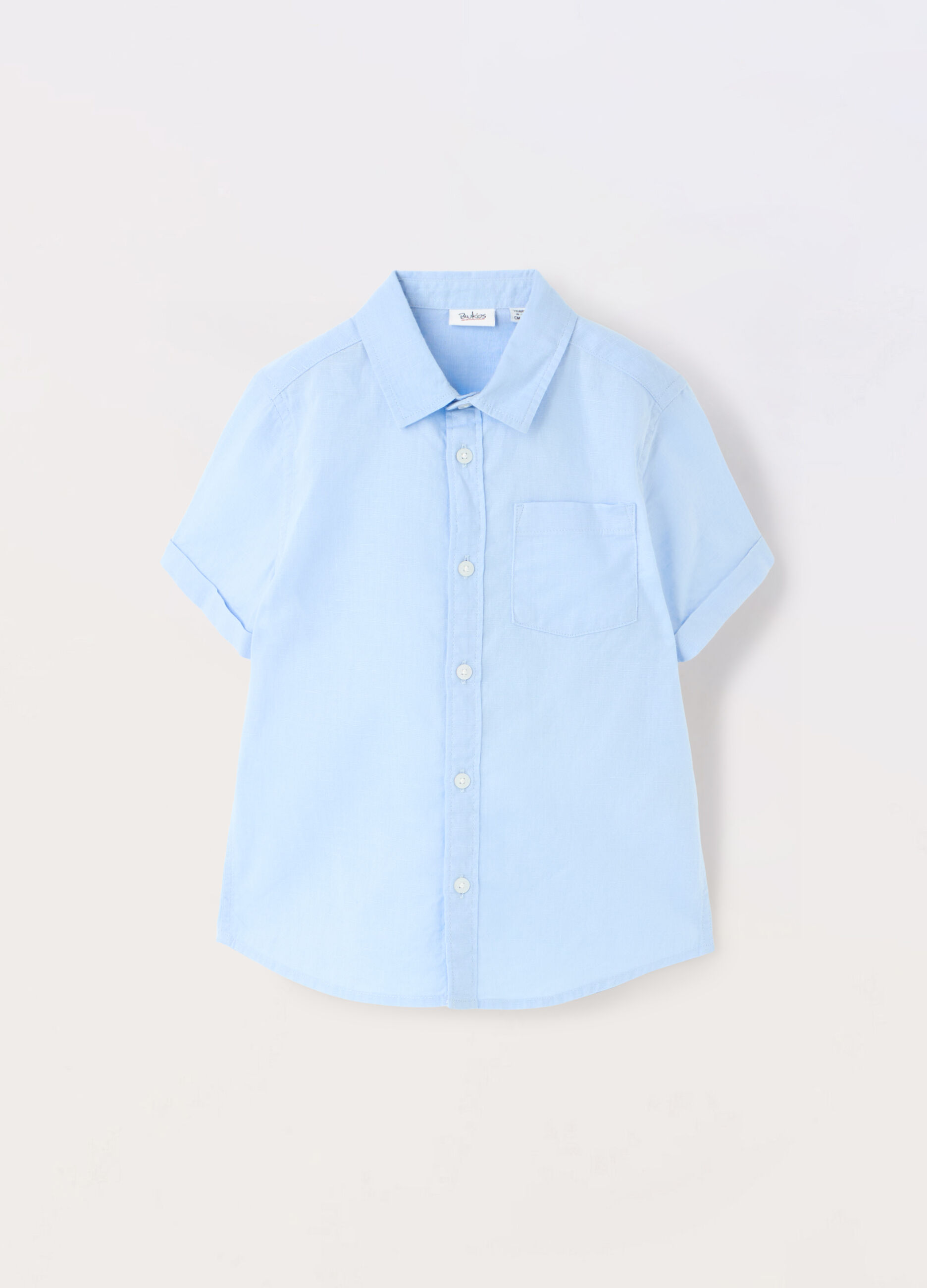 Camicia misto lino bambino_0