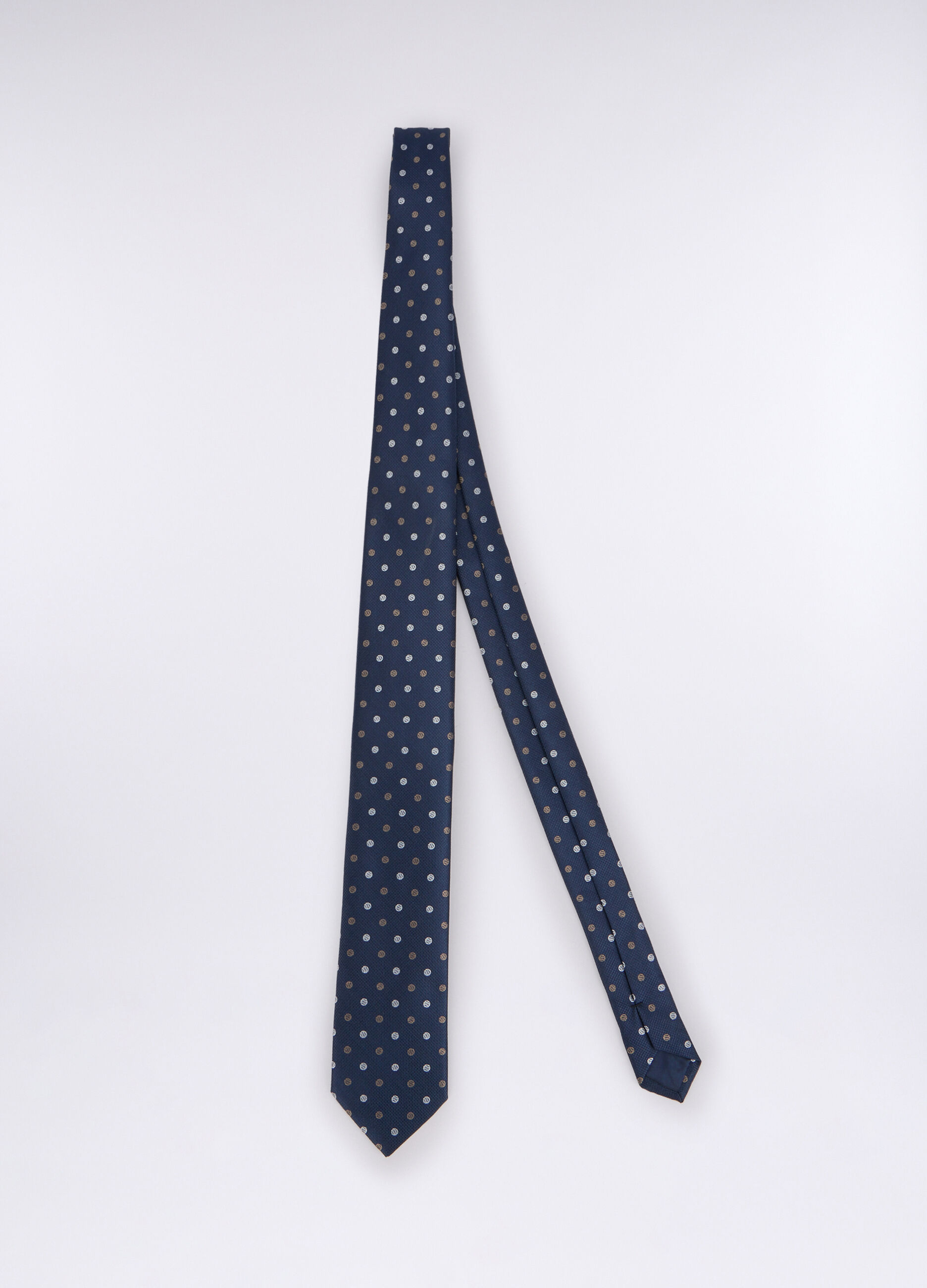 Cravatta a pois uomo_0
