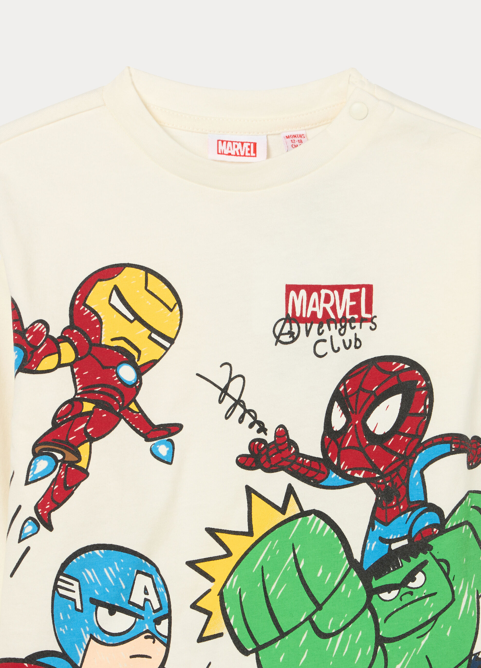 T-shirt Marvel in jersey di puro cotone bimbo_2