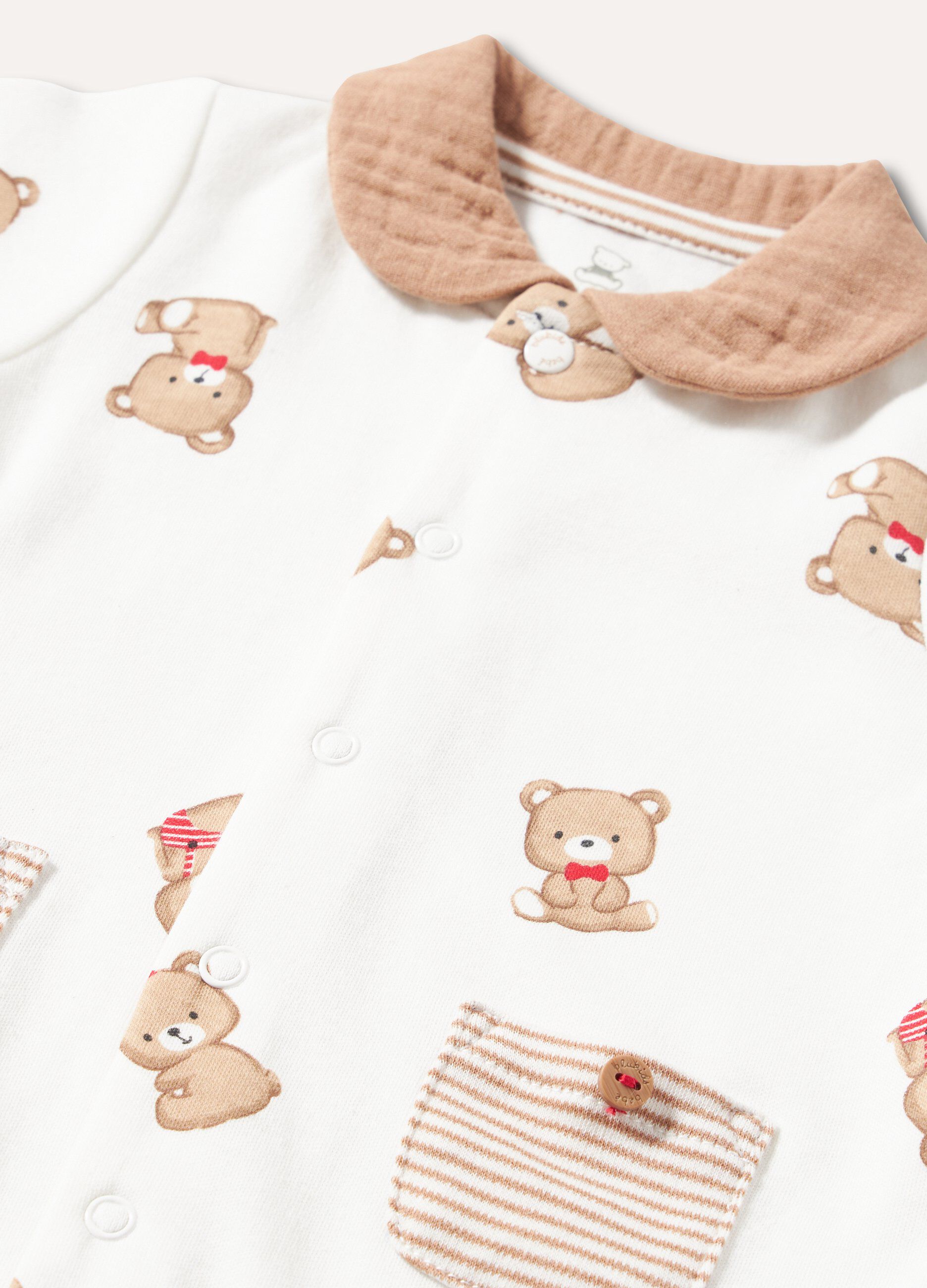 Tutina in puro cotone neonato