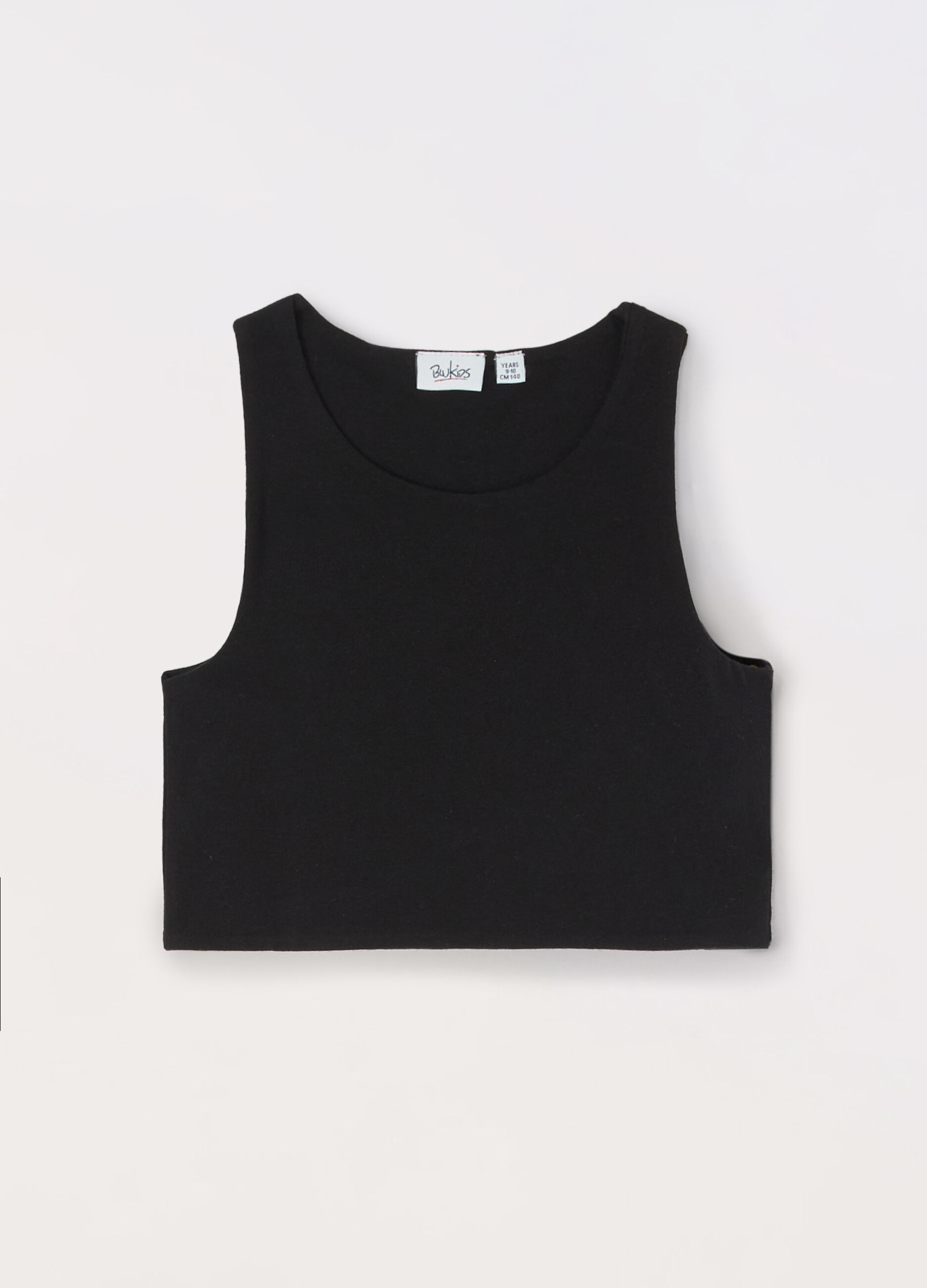 Top in jersey di cotone stretch ragazza_0