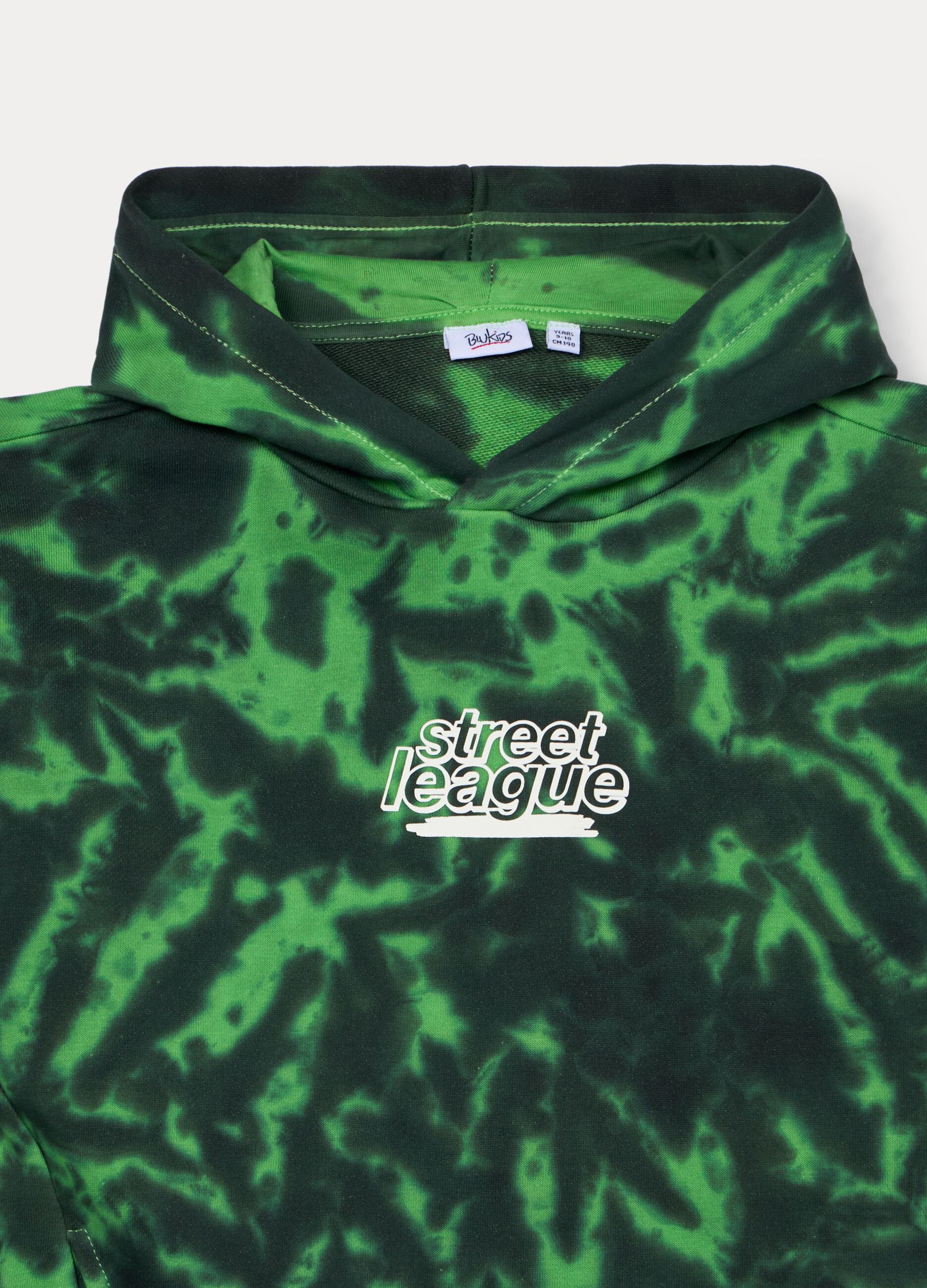 Felpa con cappuccio in french terry misto cotone ragazzo_2