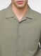 Camicia a maniche corte con taschino uomo_2
