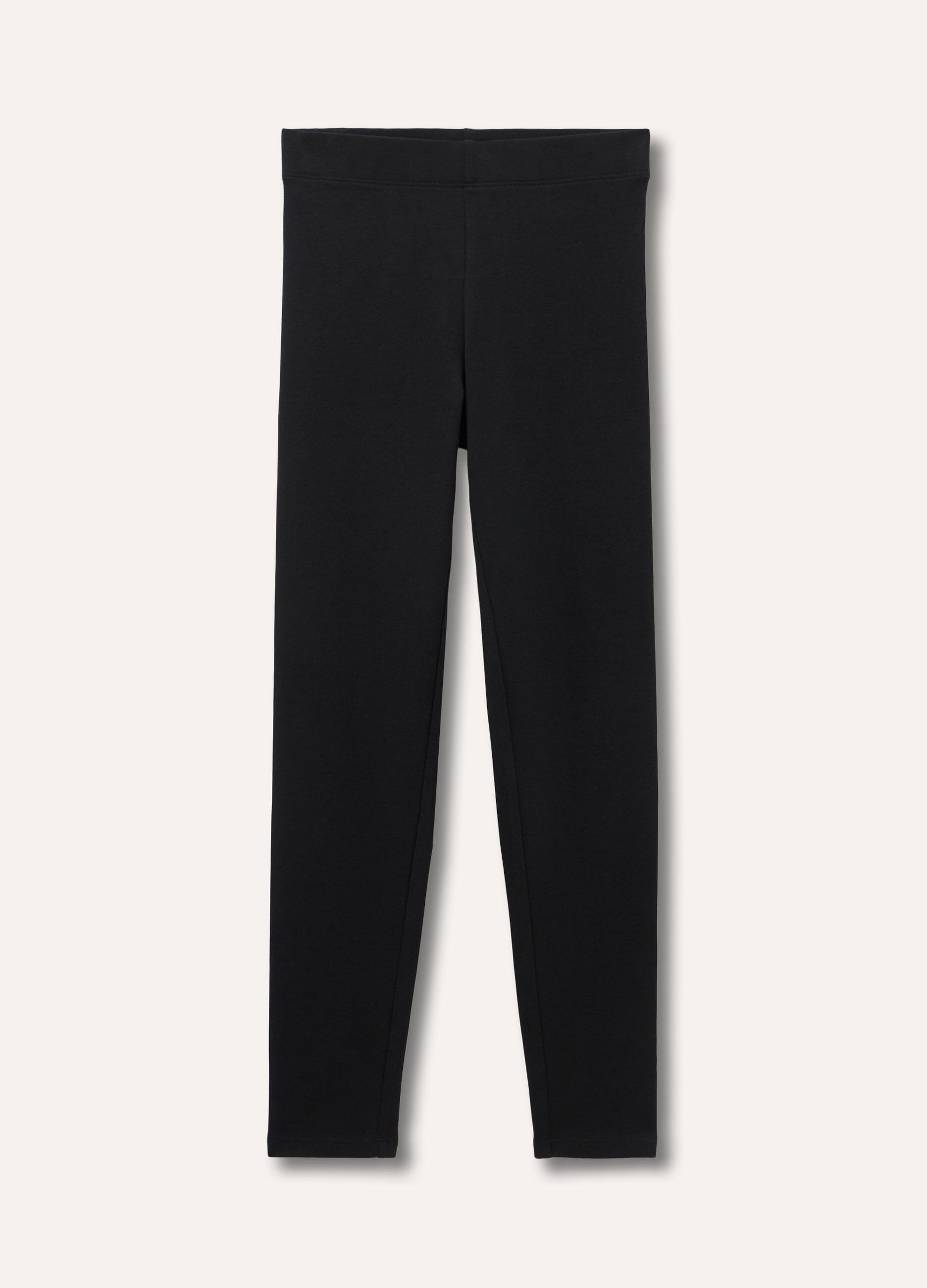 Leggings in cotone stretch ragazza_0