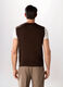 Gilet collo a V in lana merino uomo_1
