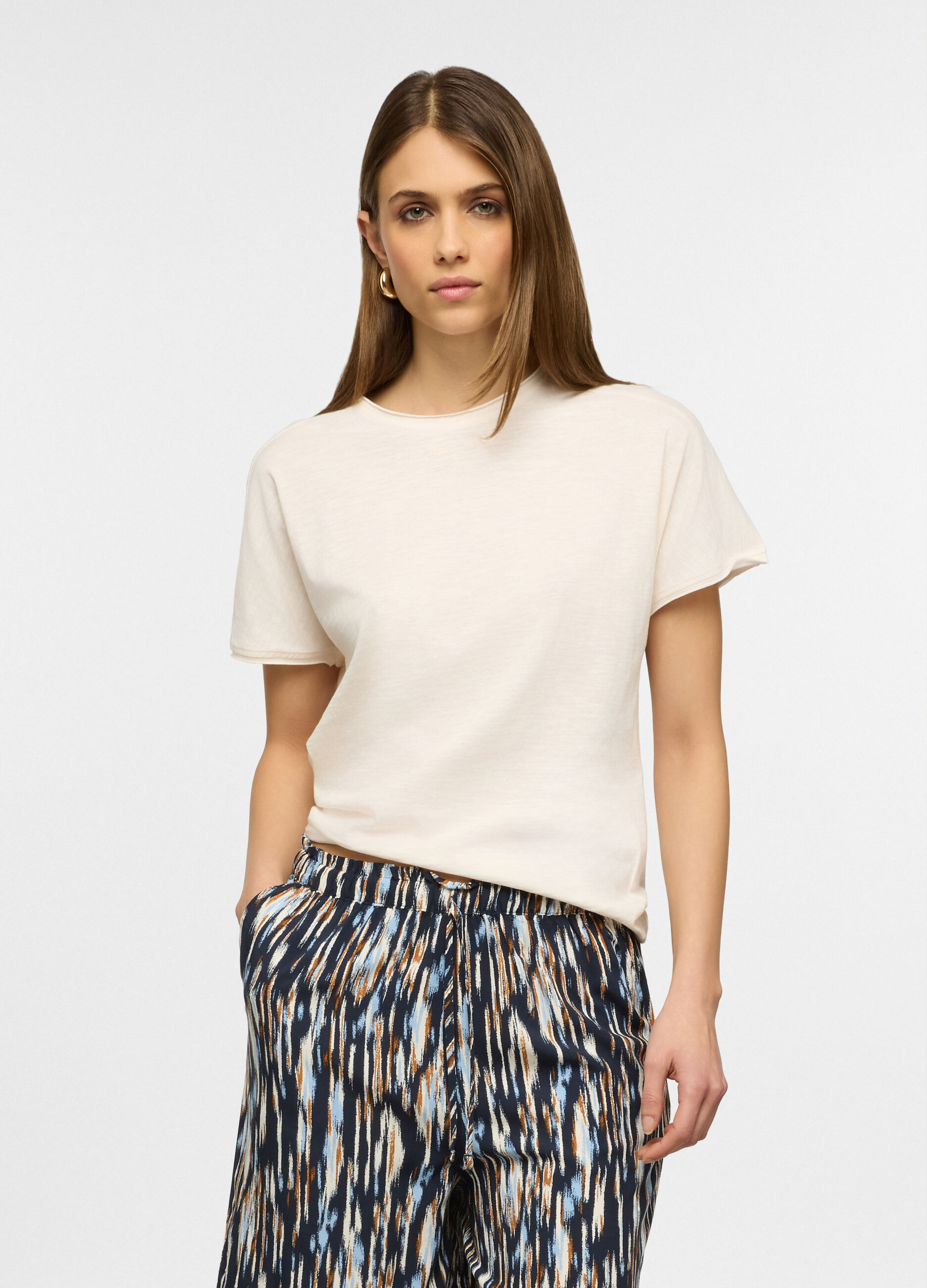 T-shirt girocollo donna_0