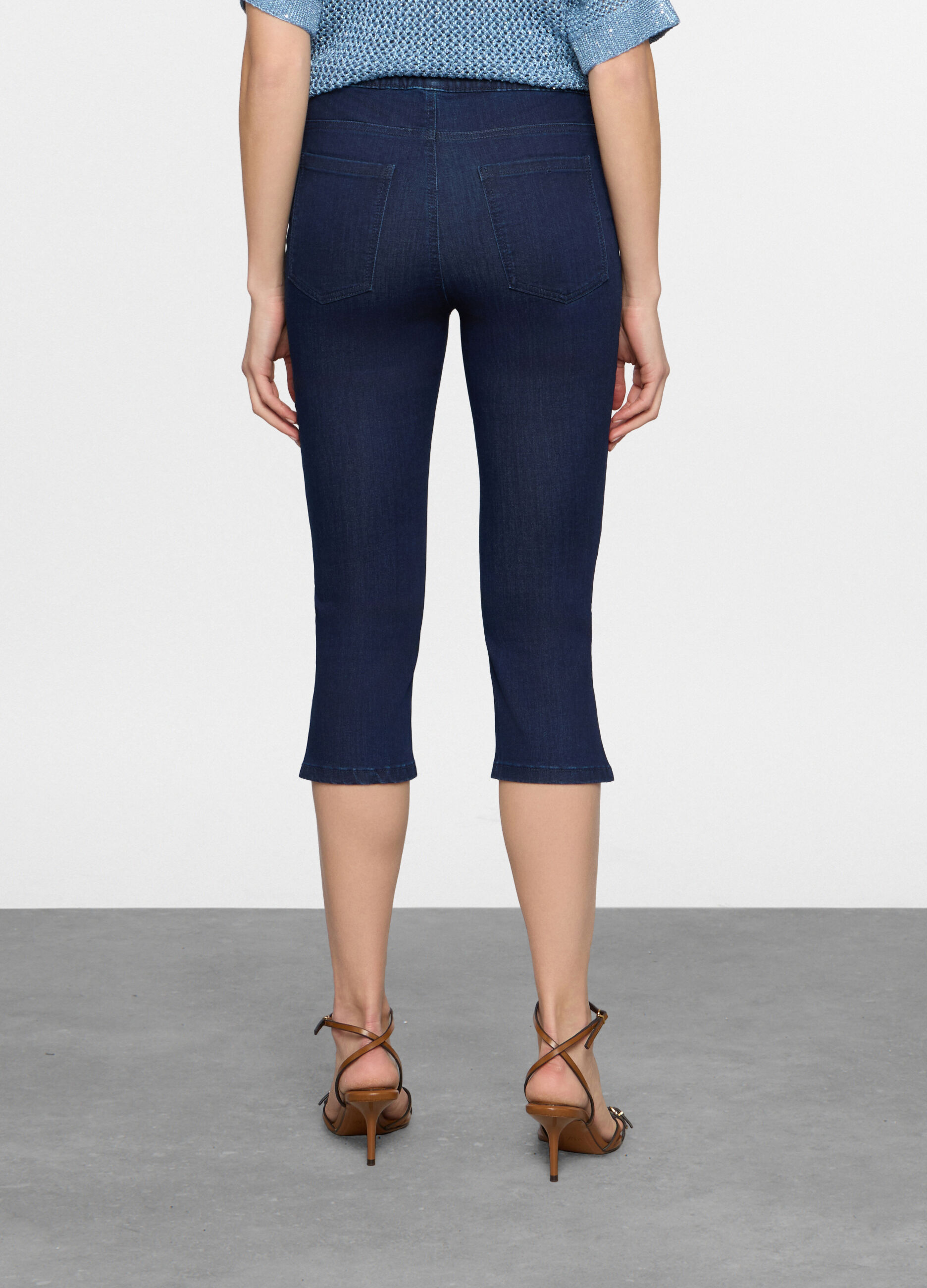 Capri fit Slim in denim stretch donna_1