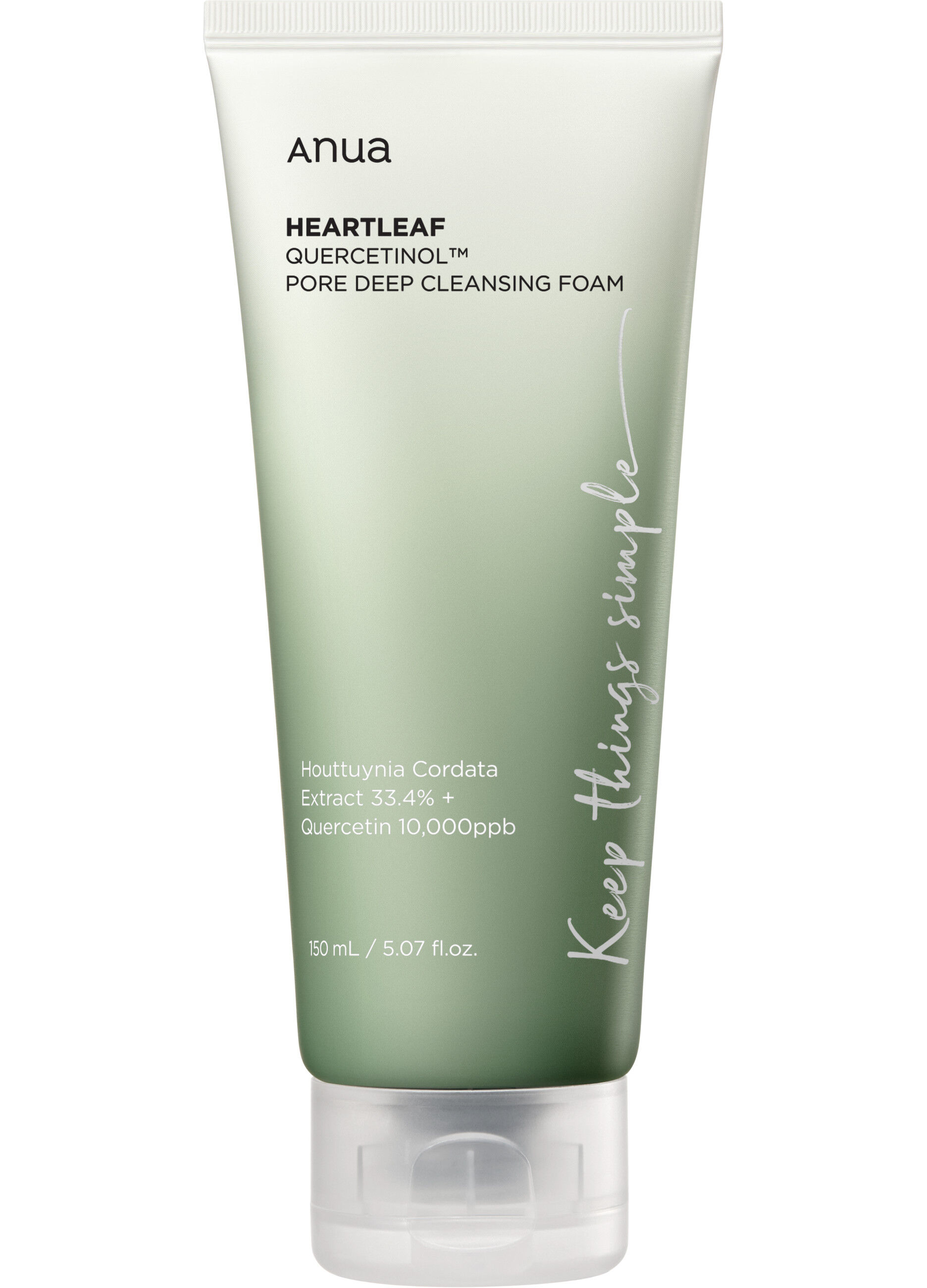 Anua Heartleaf Quercetinol Pore Deep Cleansing Foam 150Ml_0