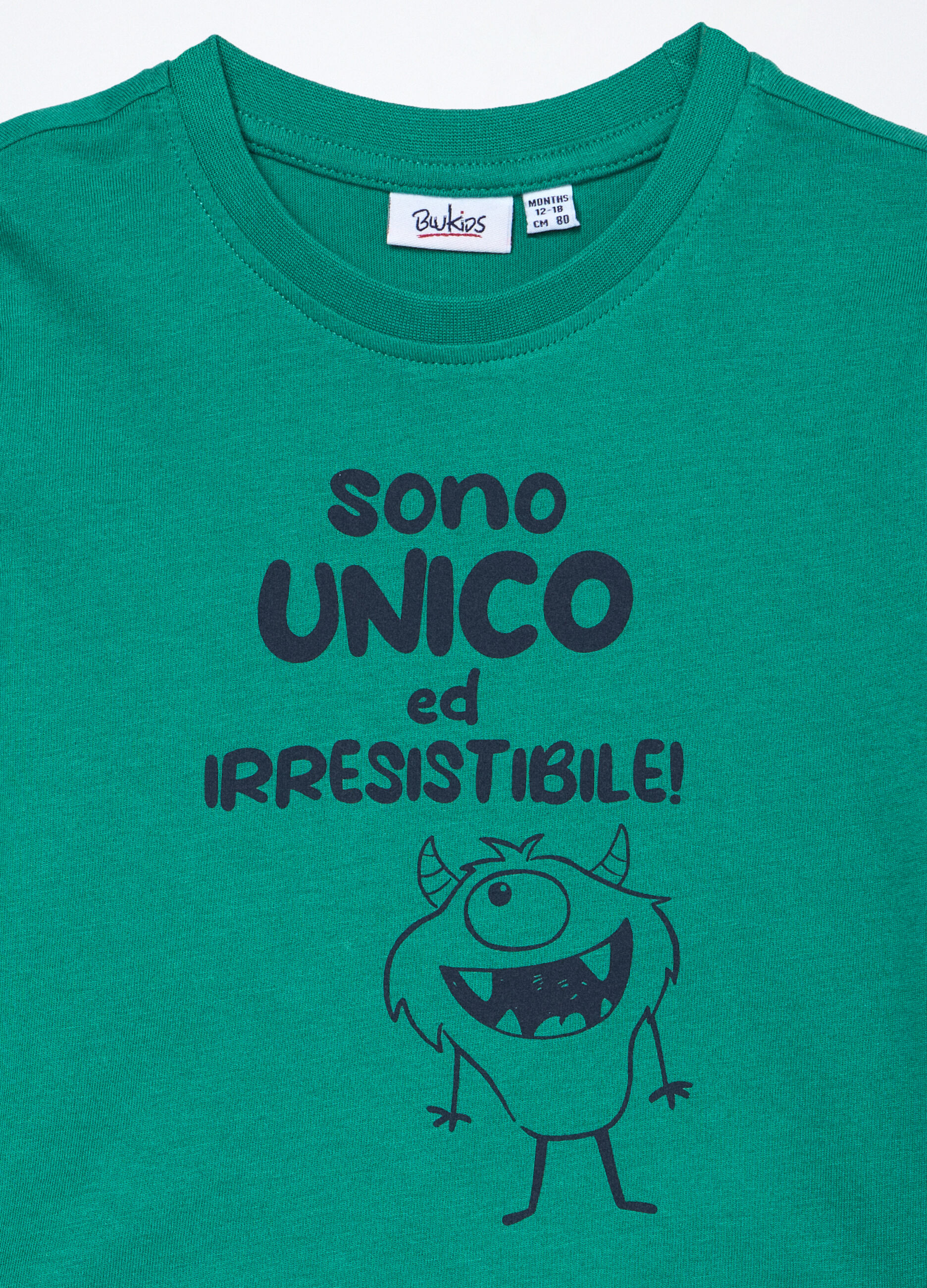 T-shirt in jersey di puro cotone neonato_2