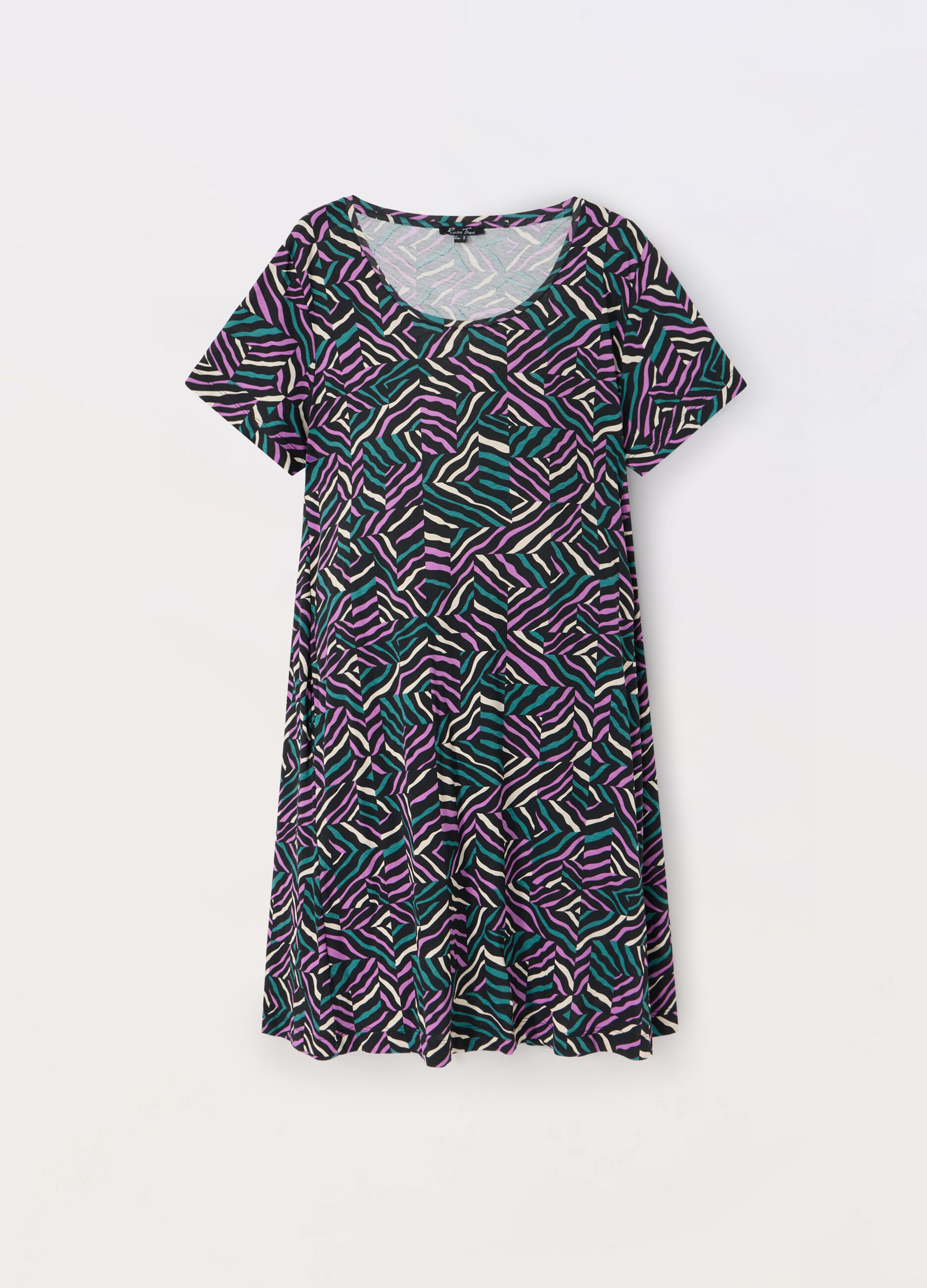 Abito in jersey di puro cotone donna curvy_0